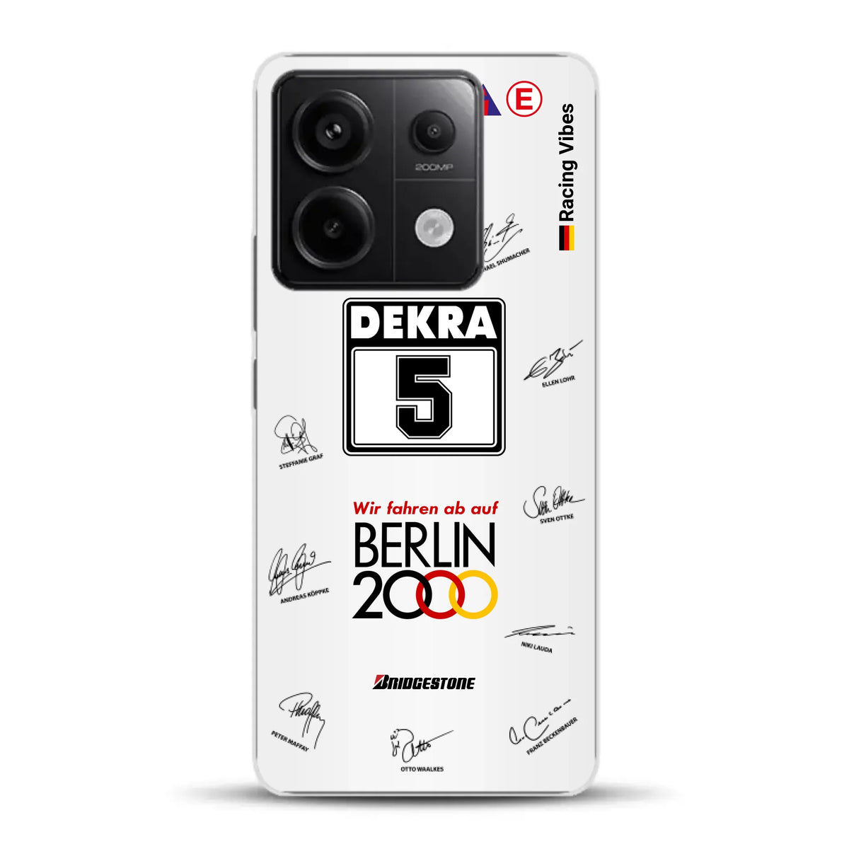 190E DTM 1992 Berlin 2000 Ellen Lohr Livery - Custodia per cellulare personalizzata per Xiaomi