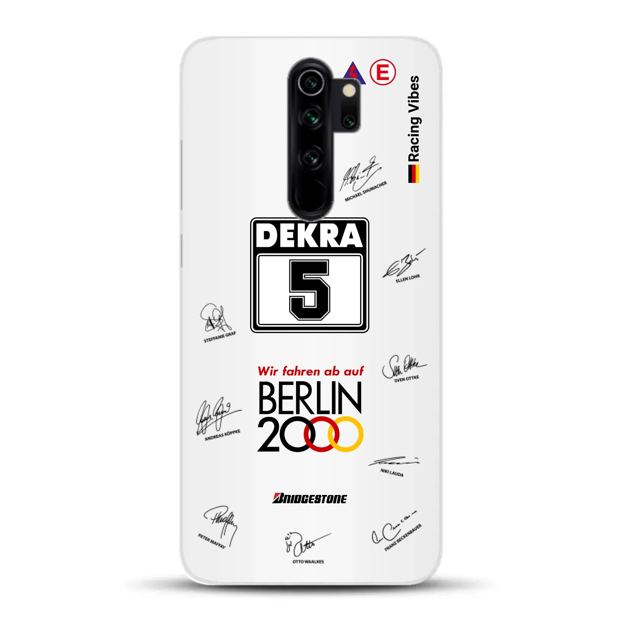 190E DTM 1992 Berlin 2000 Ellen Lohr Livery - Custodia per cellulare personalizzata per Xiaomi