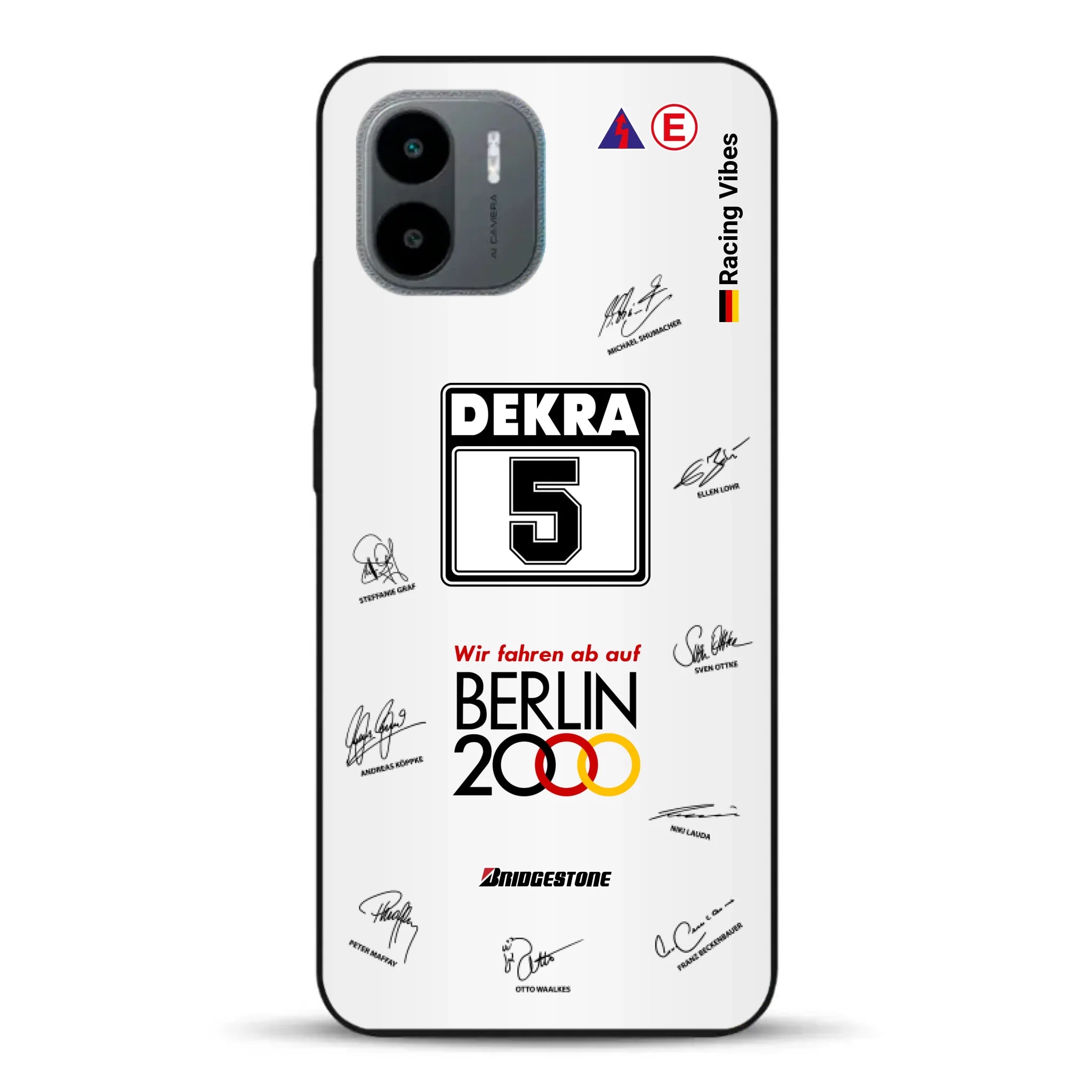 190E DTM 1992 Berlin 2000 Ellen Lohr Livery - Custodia per cellulare personalizzata per Xiaomi