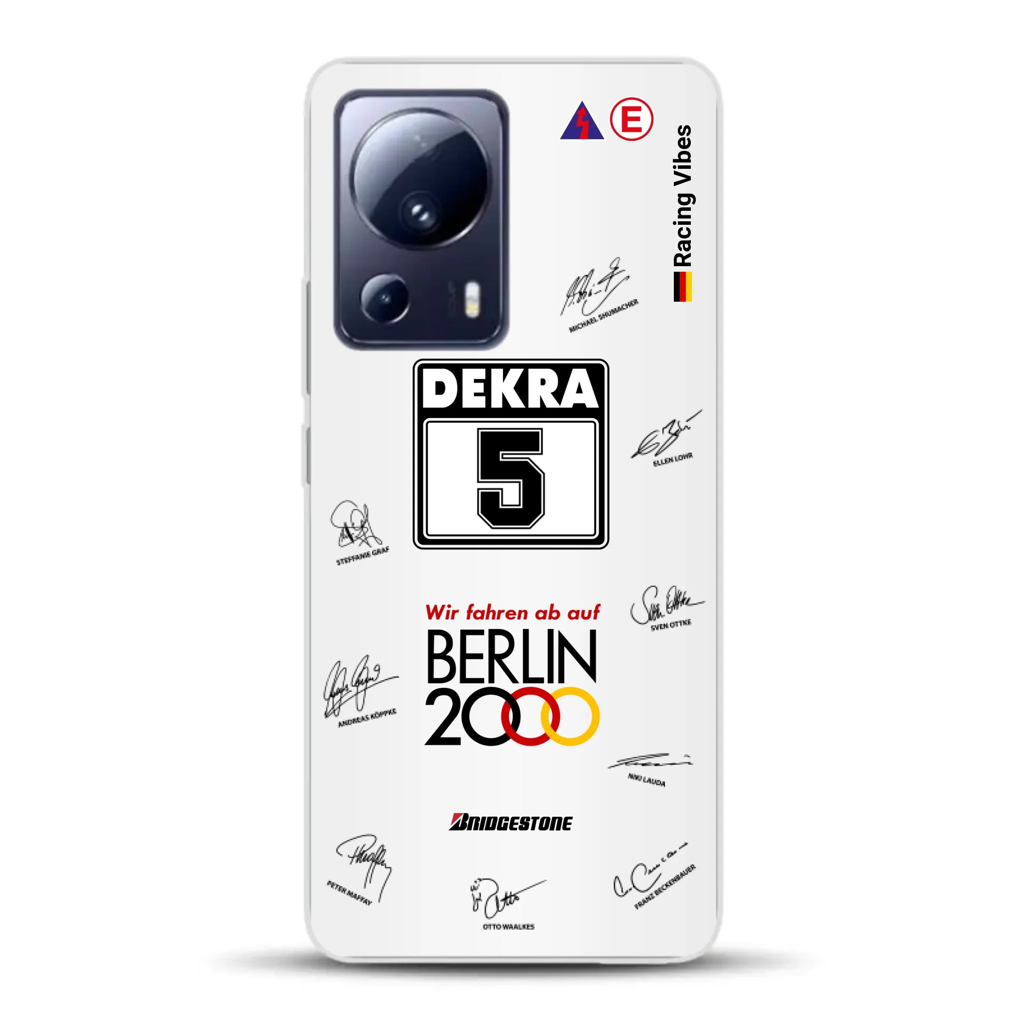 190E DTM 1992 Berlin 2000 Ellen Lohr Livery - Custodia per cellulare personalizzata per Xiaomi