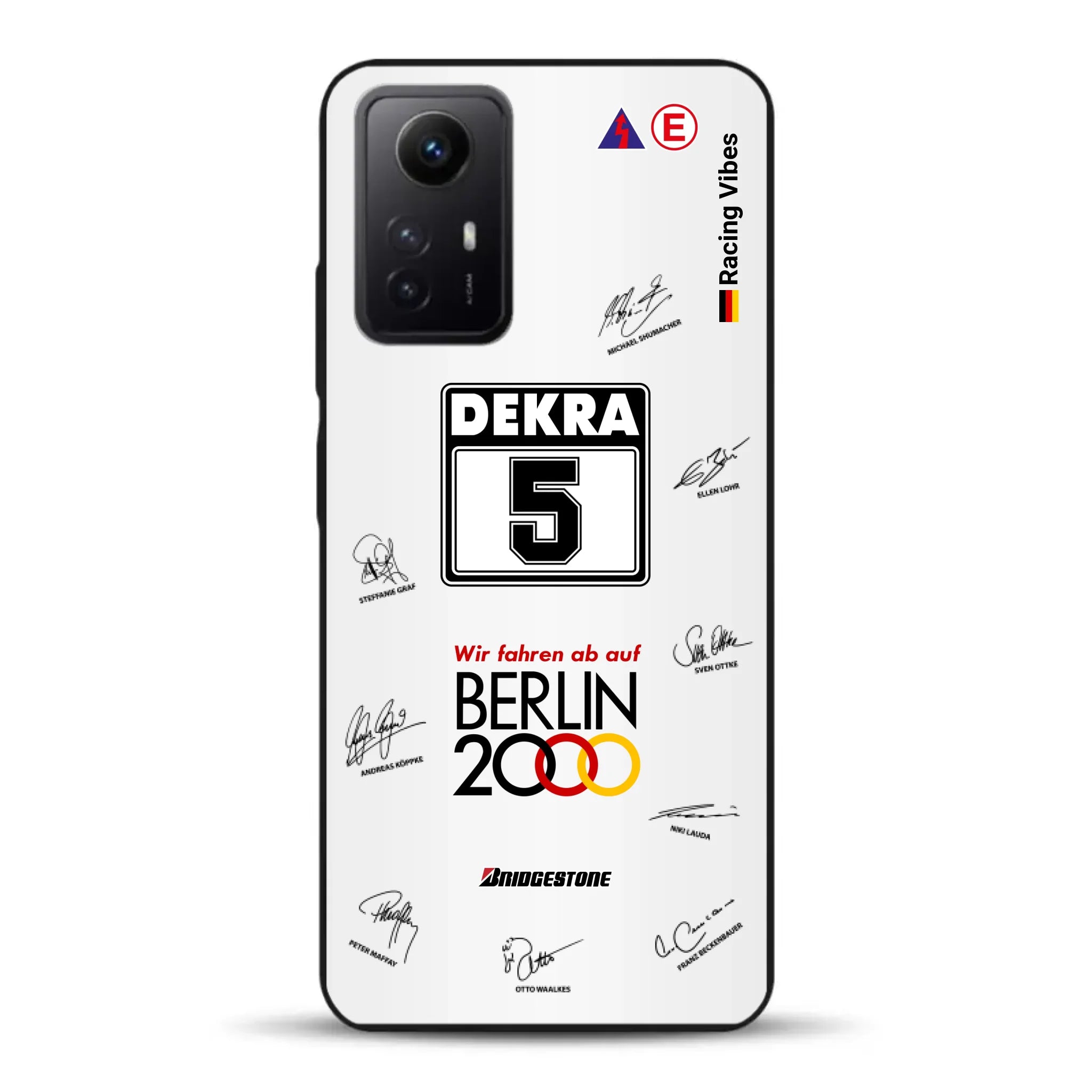 190E DTM 1992 Berlin 2000 Ellen Lohr Livery - Custodia per cellulare personalizzata per Xiaomi