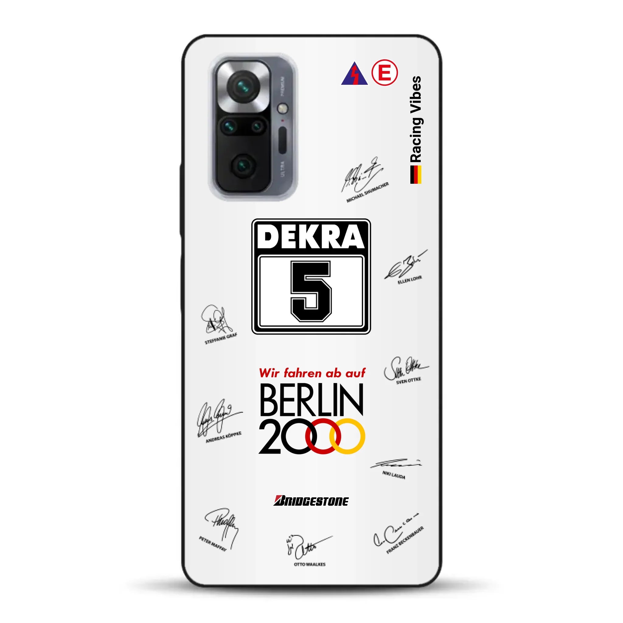 190E DTM 1992 Berlin 2000 Ellen Lohr Livery - Custodia per cellulare personalizzata per Xiaomi