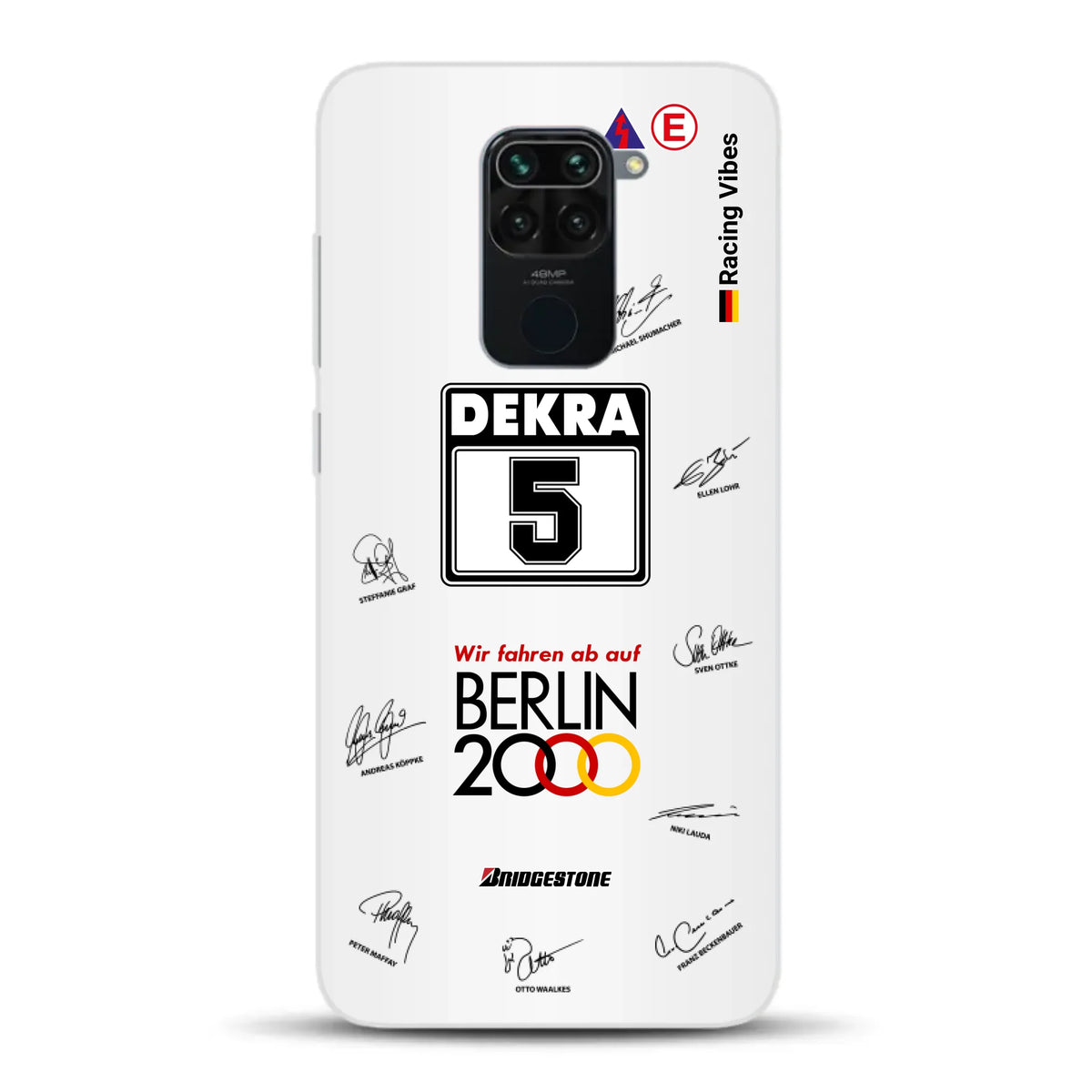 190E DTM 1992 Berlin 2000 Ellen Lohr Livery - Custodia per cellulare personalizzata per Xiaomi