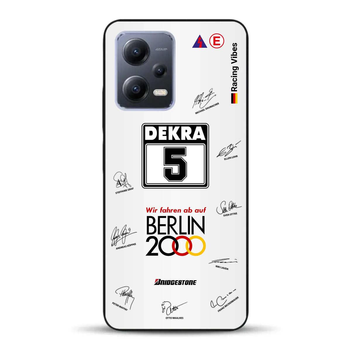 190E DTM 1992 Berlin 2000 Ellen Lohr Livery - Custodia per cellulare personalizzata per Xiaomi