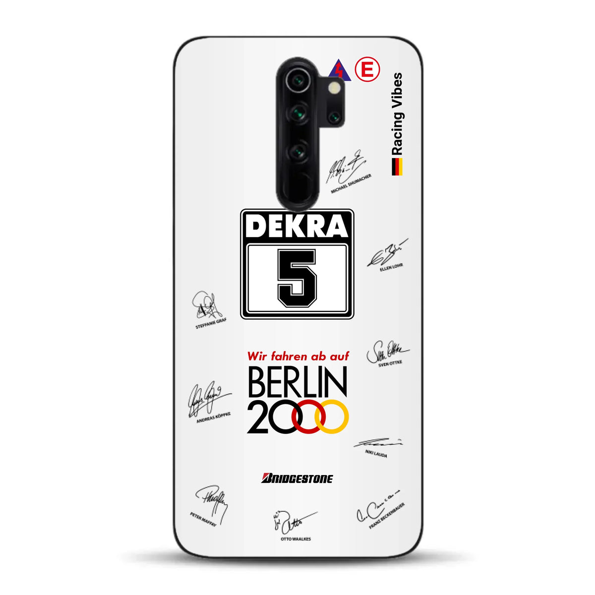 190E DTM 1992 Berlin 2000 Ellen Lohr Livery - Custodia per cellulare personalizzata per Xiaomi