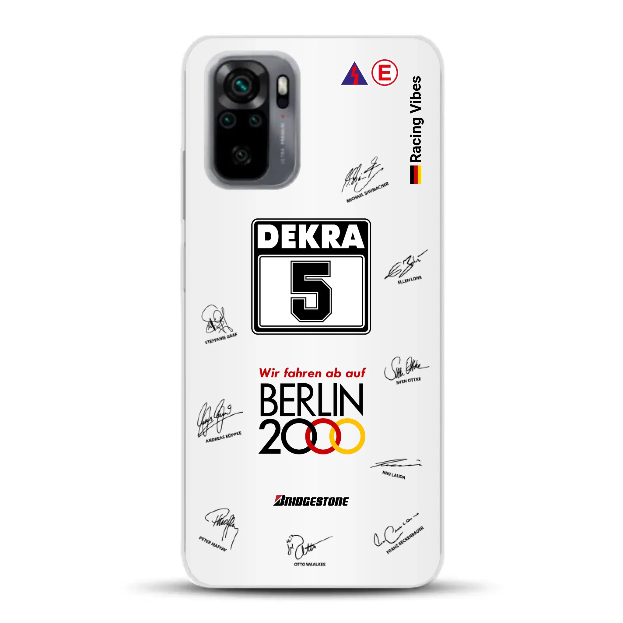 190E DTM 1992 Berlin 2000 Ellen Lohr Livery - Custodia per cellulare personalizzata per Xiaomi