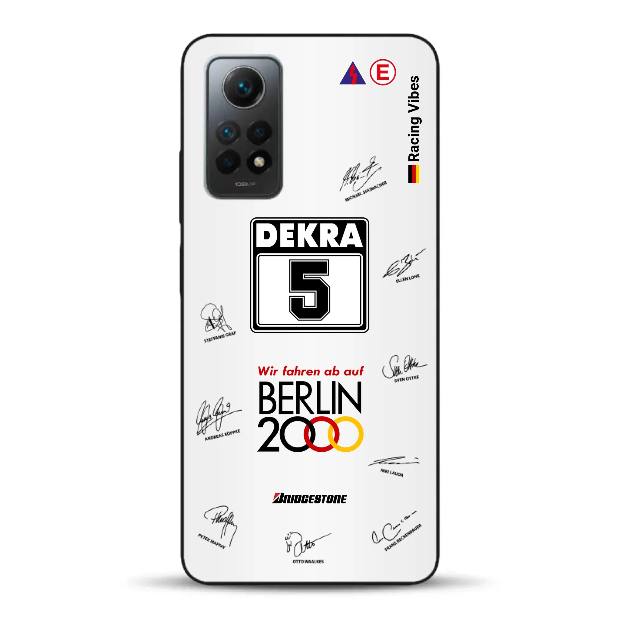 190E DTM 1992 Berlin 2000 Ellen Lohr Livery - Custodia per cellulare personalizzata per Xiaomi