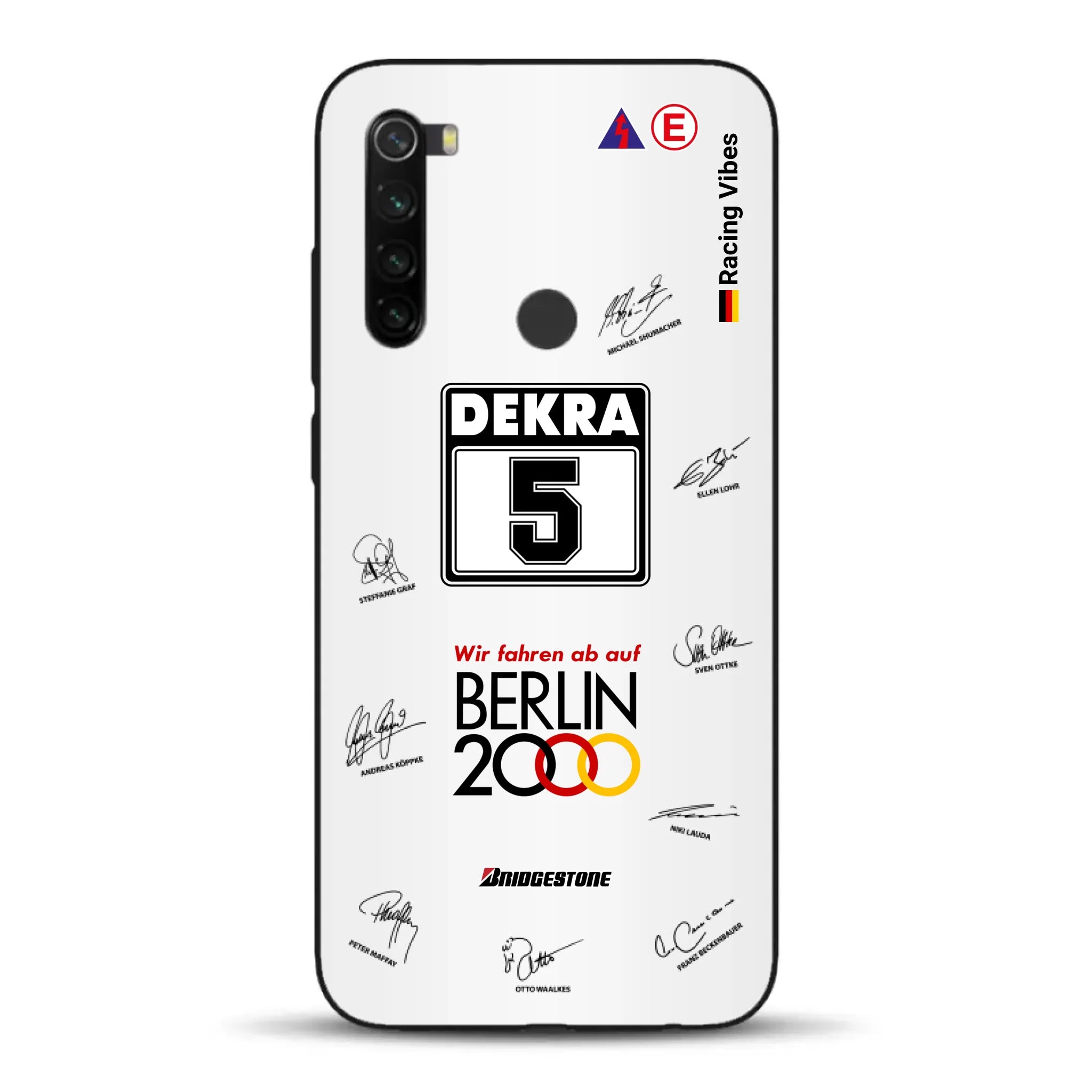 190E DTM 1992 Berlin 2000 Ellen Lohr Livery - Custodia per cellulare personalizzata per Xiaomi