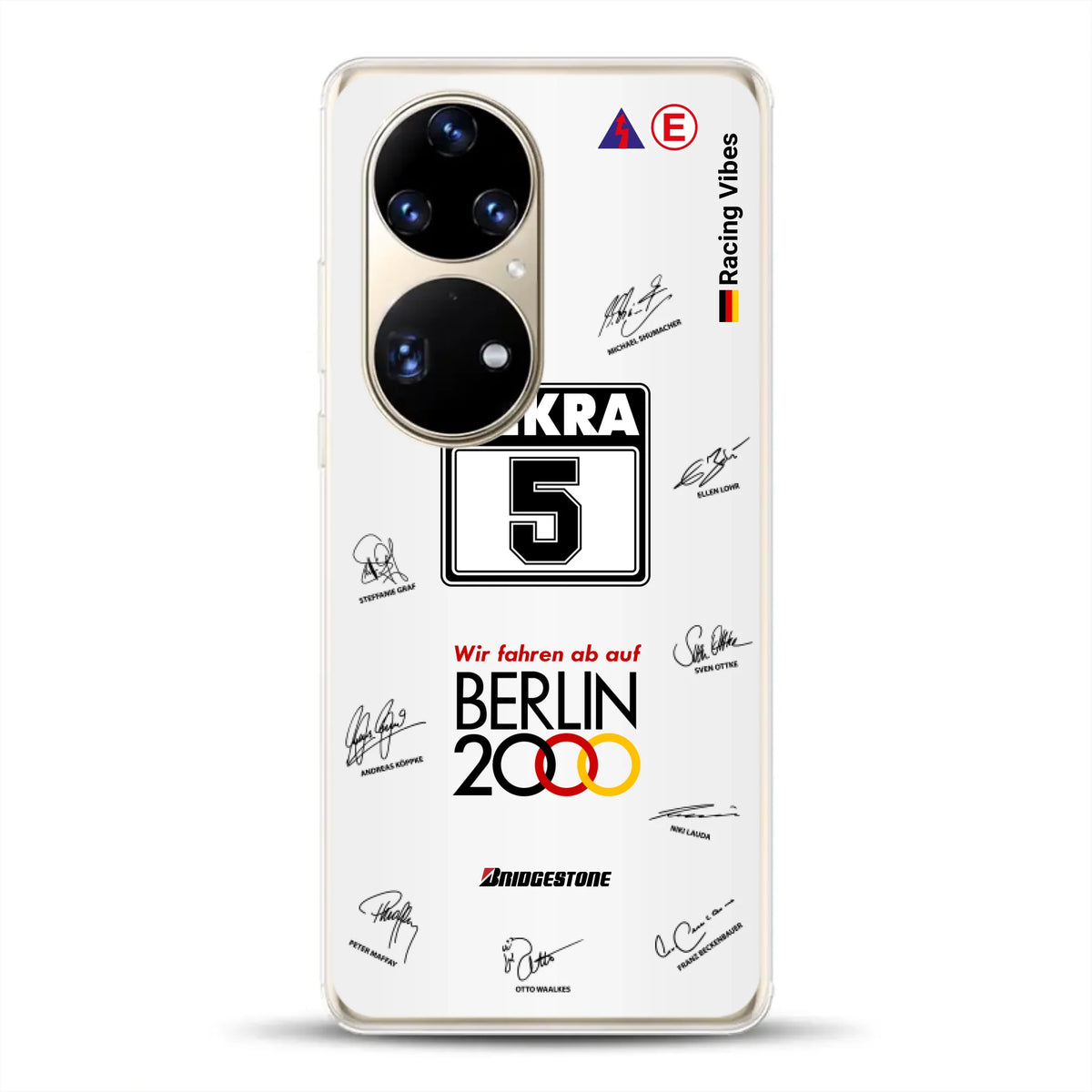 190E DTM 1992 Berlin 2000 Ellen Lohr Livery - Custodia per cellulare personalizzata per Huawei