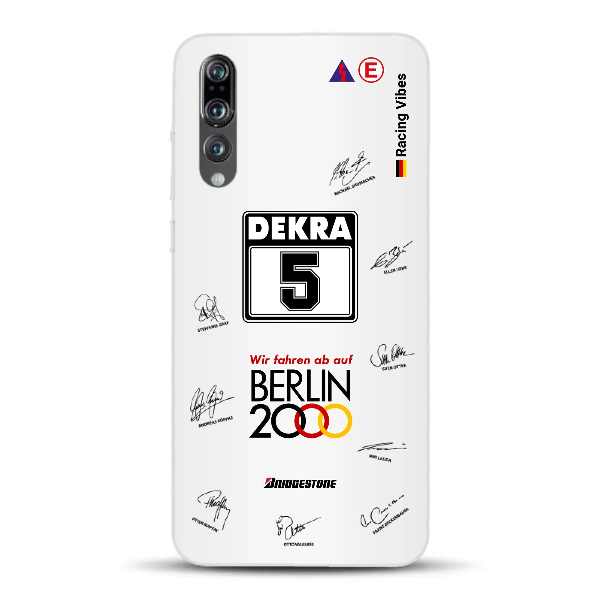 190E DTM 1992 Berlin 2000 Ellen Lohr Livery - Custodia per cellulare personalizzata per Huawei