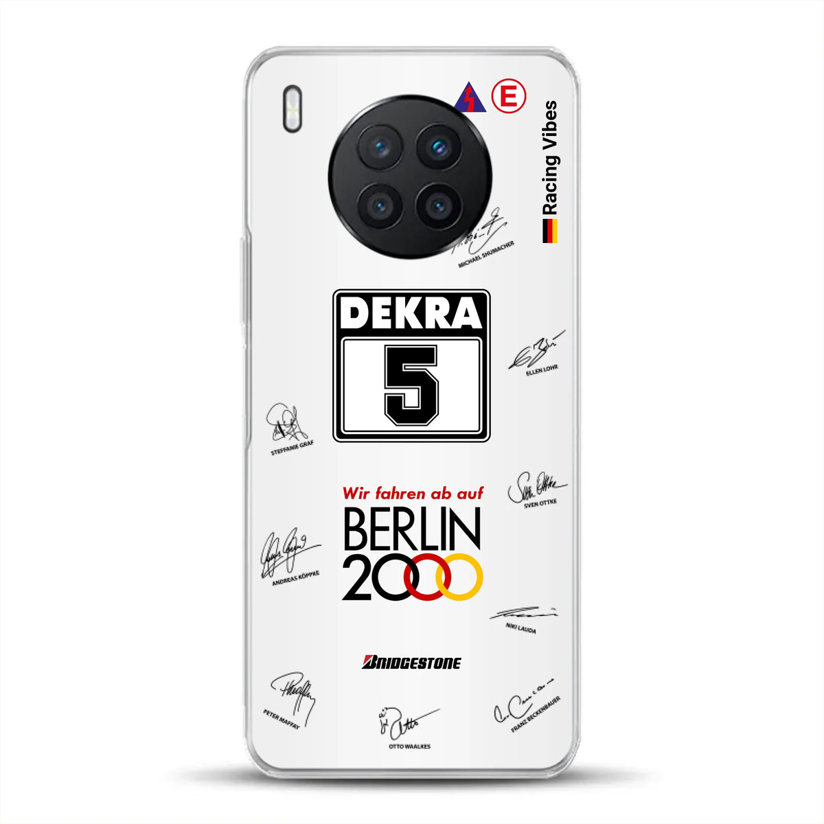 190E DTM 1992 Berlin 2000 Ellen Lohr Livery - Custodia per cellulare personalizzata per Huawei
