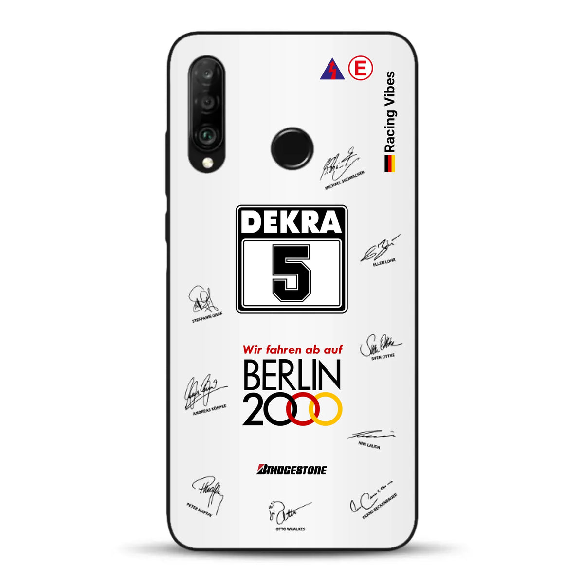 190E DTM 1992 Berlin 2000 Ellen Lohr Livery - Custodia per cellulare personalizzata per Huawei