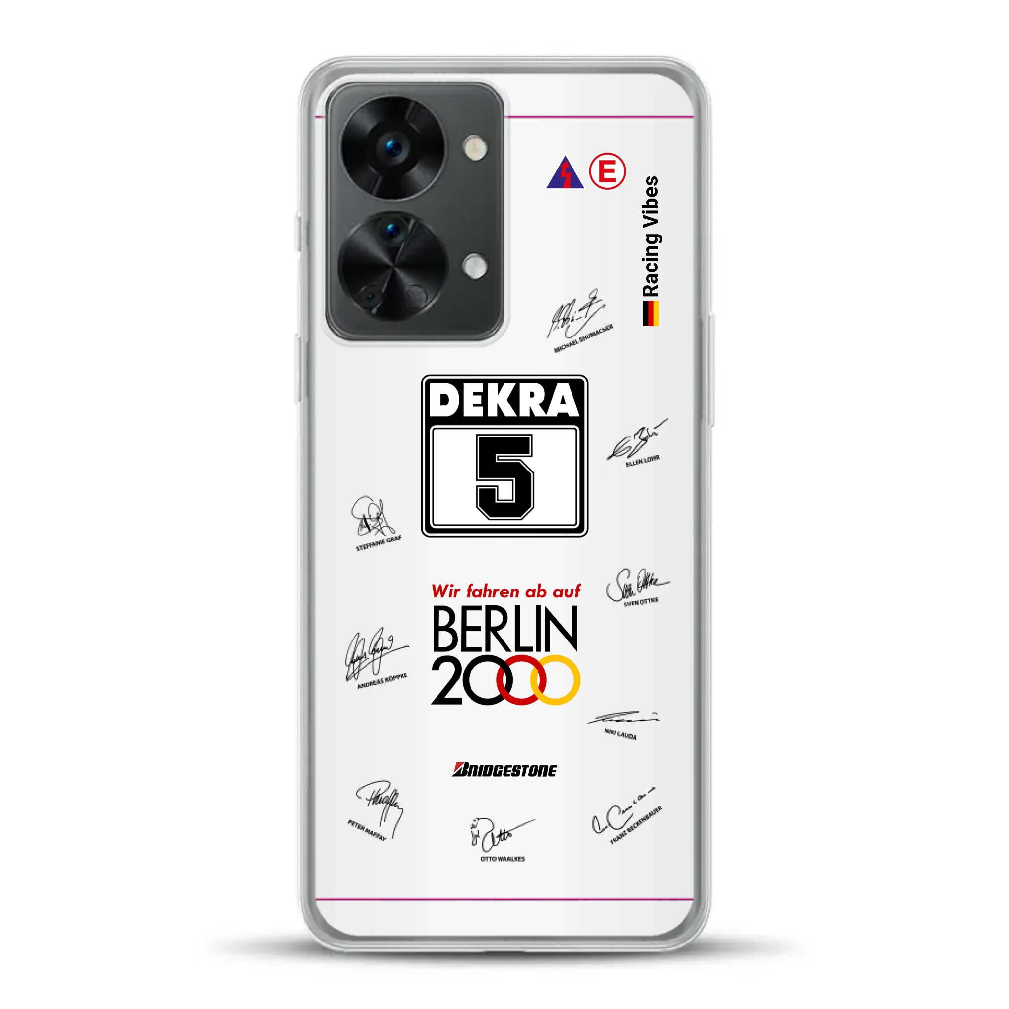 190E DTM 1992 Berlin 2000 Ellen Lohr Livery - Custodia per cellulare personalizzata