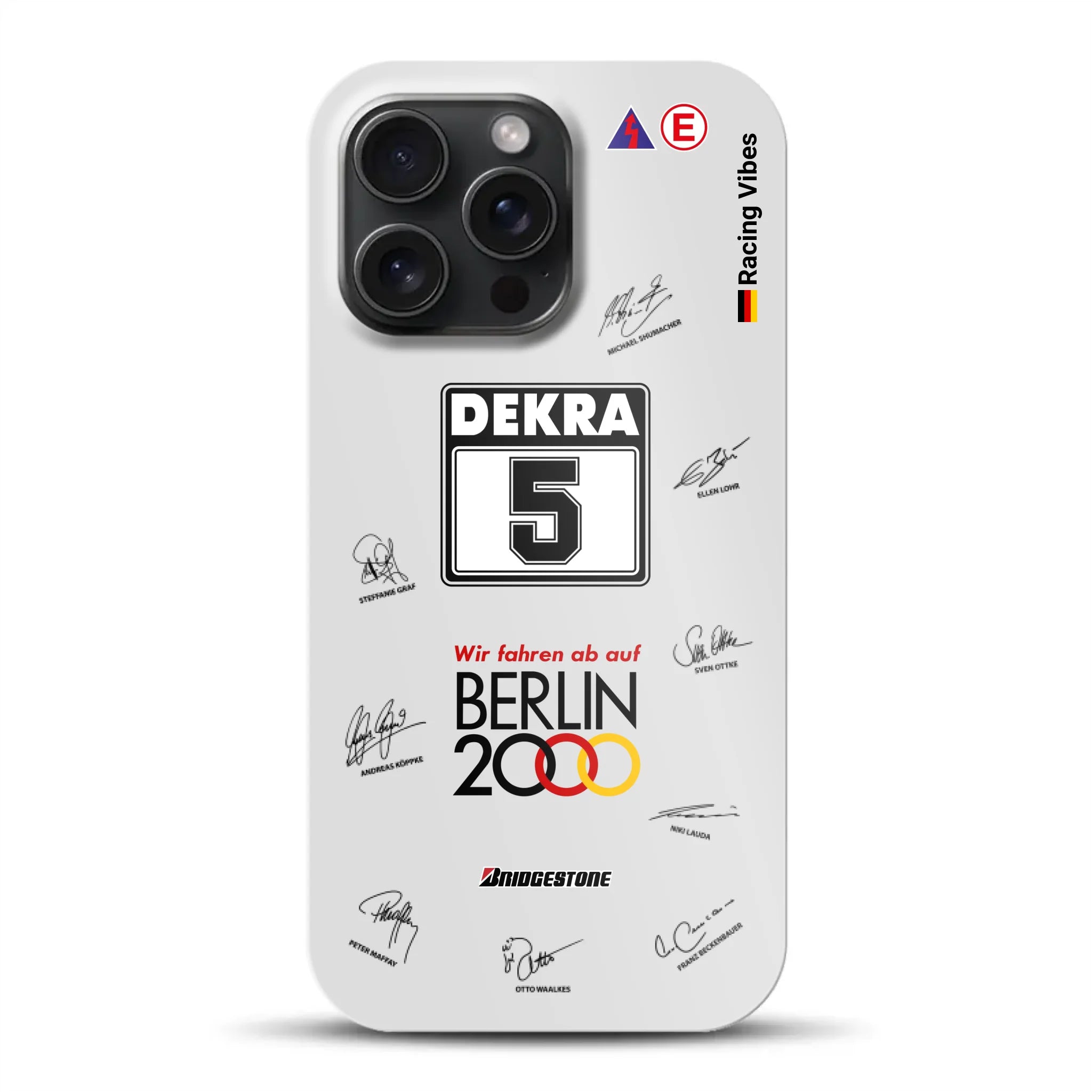 190E DTM 1992 Berlin 2000 Ellen Lohr Livery – Custodia premium personalizzata per iPhone