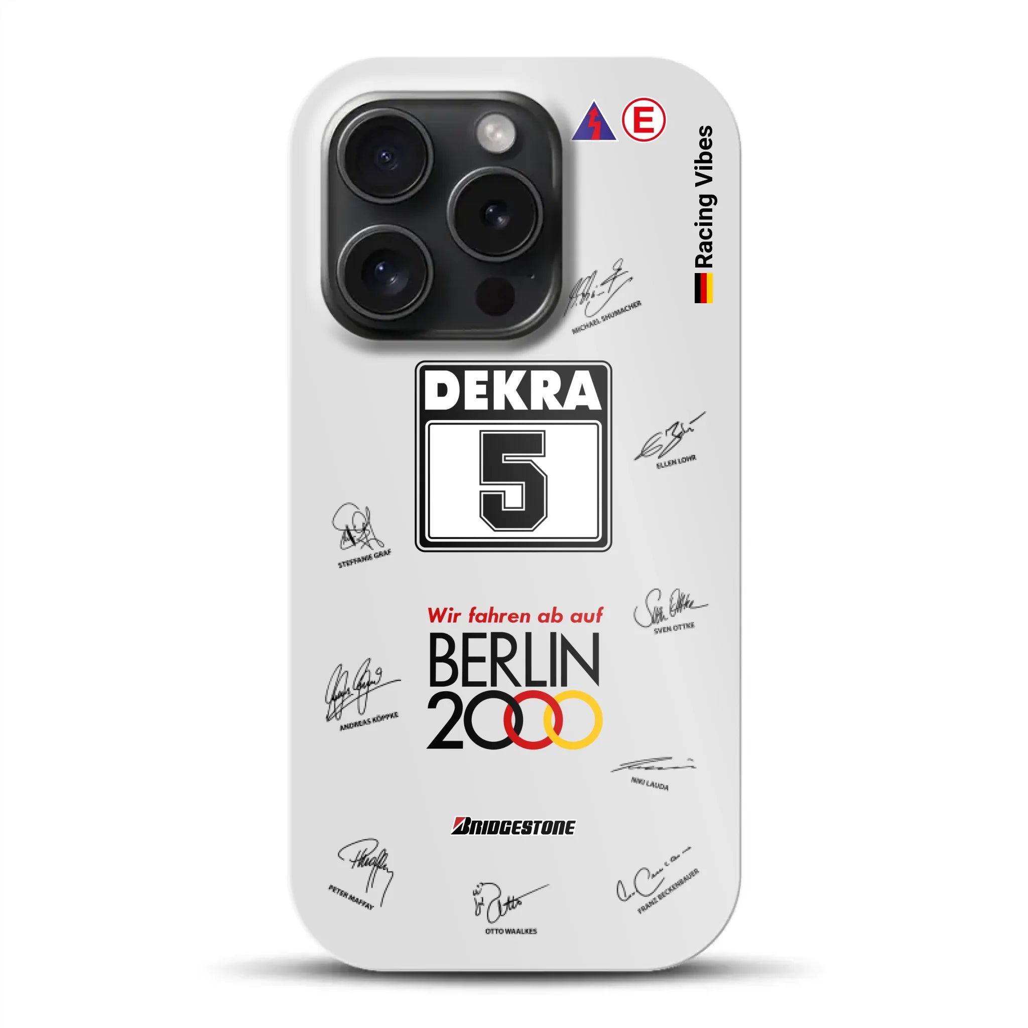 190E DTM 1992 Berlin 2000 Ellen Lohr Livery – Custodia premium personalizzata per iPhone