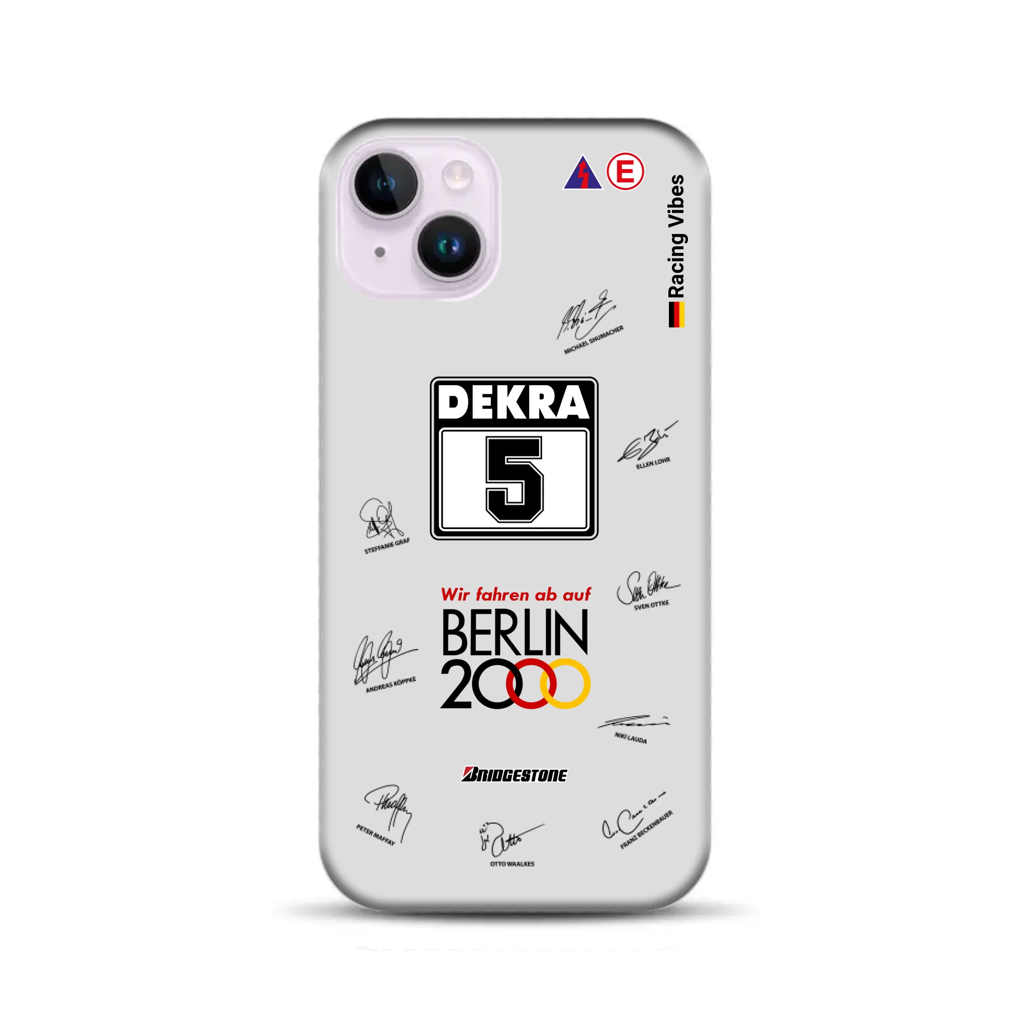 190E DTM 1992 Berlin 2000 Ellen Lohr Livery – Custodia premium personalizzata per iPhone