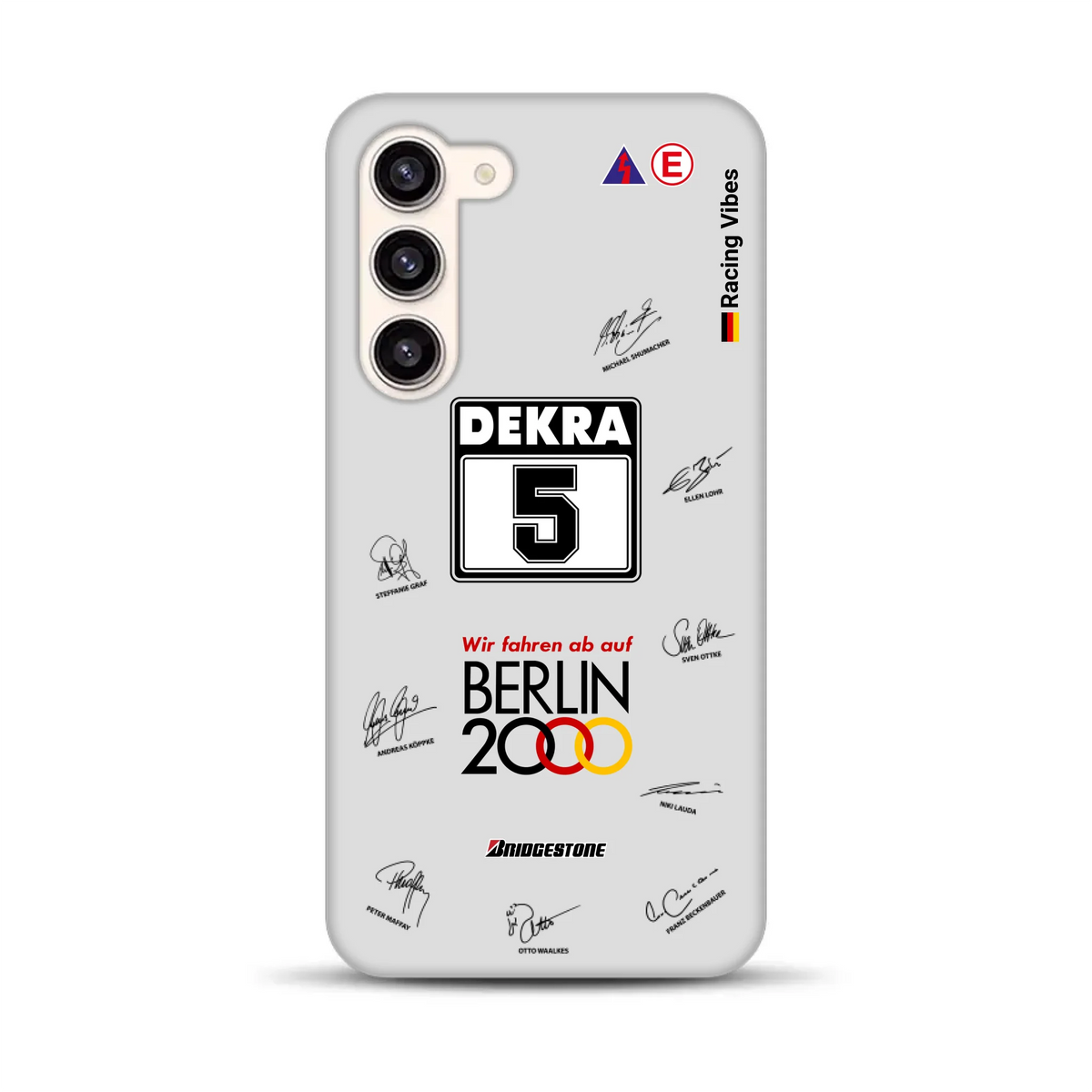 190E DTM 1992 Berlin 2000 Ellen Lohr Livery - Individuelle Premium Hülle für Samsung