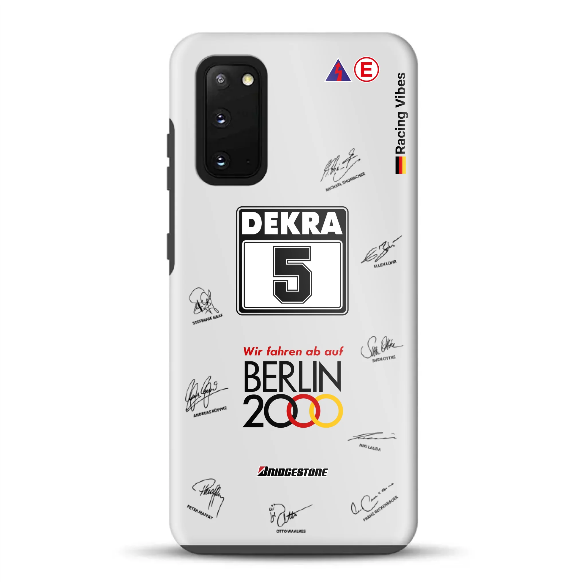 190E DTM 1992 Berlin 2000 Ellen Lohr Livery - Individuelle Premium Hülle für Samsung