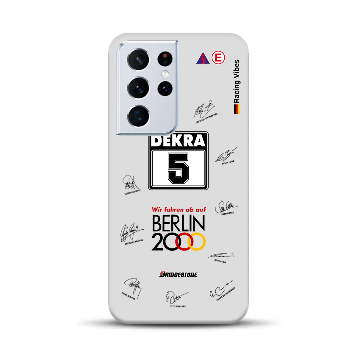 190E DTM 1992 Berlin 2000 Ellen Lohr Livery - Individuelle Premium Hülle für Samsung