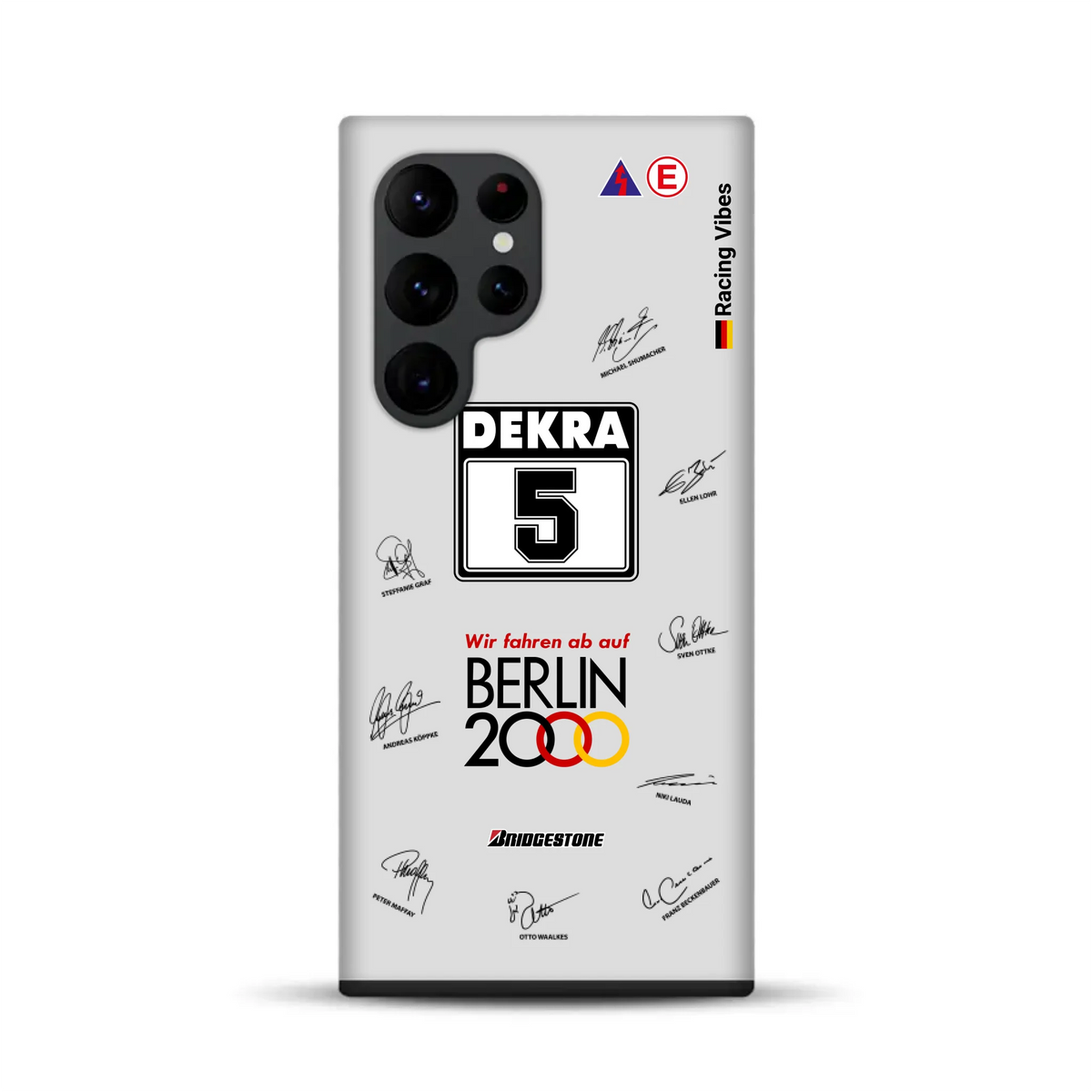 190E DTM 1992 Berlin 2000 Ellen Lohr Livery - Individuelle Premium Hülle für Samsung