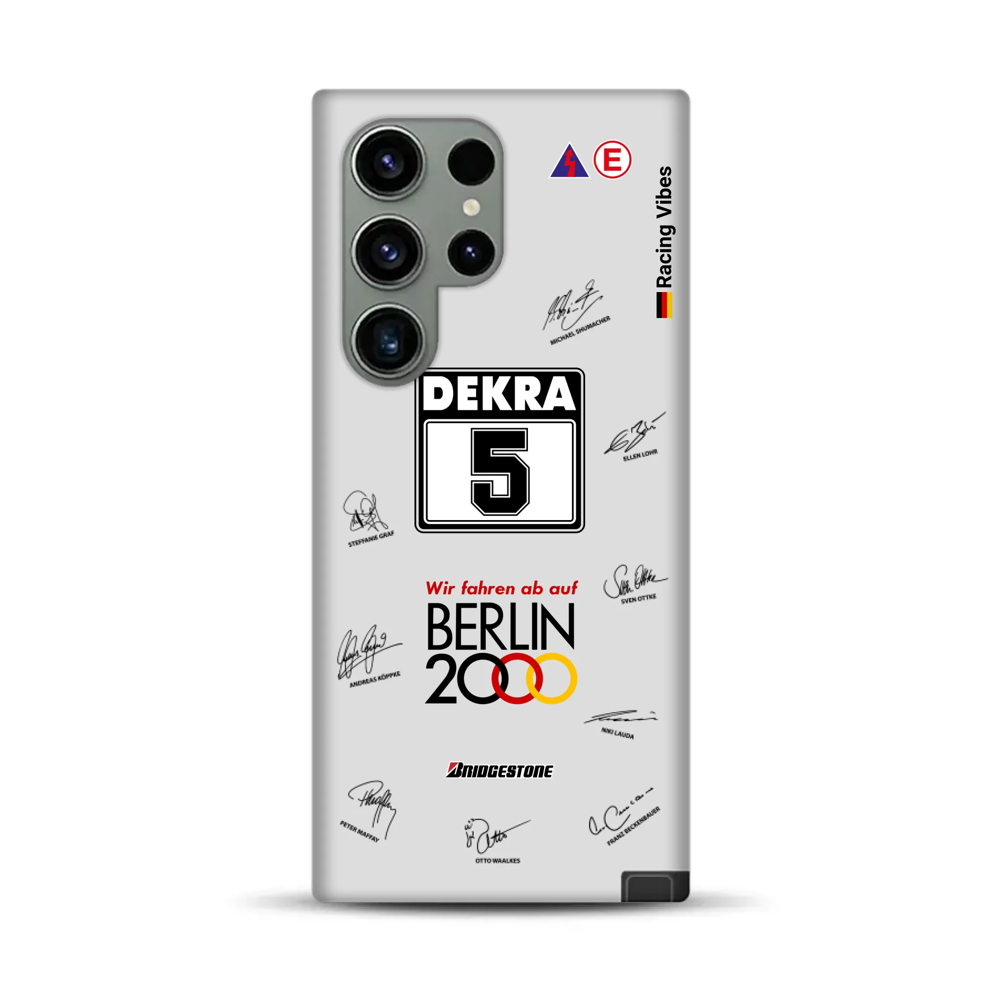 190E DTM 1992 Berlin 2000 Ellen Lohr Livery - Individuelle Premium Hülle für Samsung