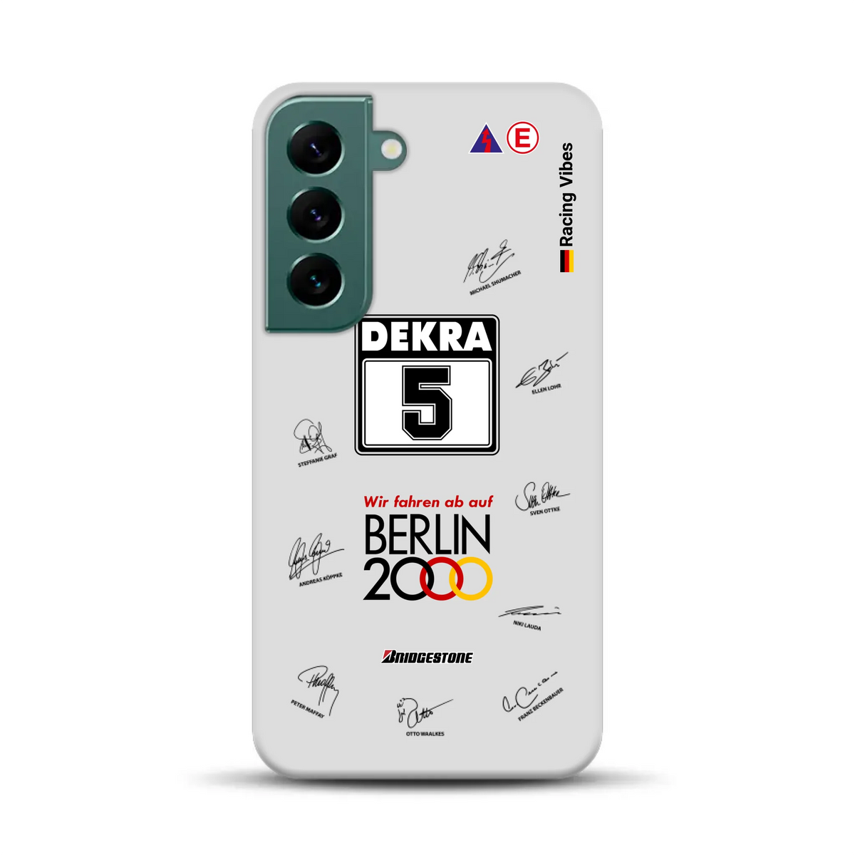190E DTM 1992 Berlin 2000 Ellen Lohr Livery - Individuelle Premium Hülle für Samsung