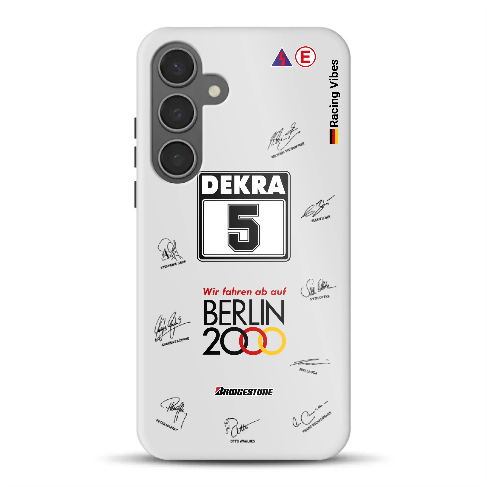 190E DTM 1992 Berlin 2000 Ellen Lohr Livery - Individuelle Premium Hülle für Samsung
