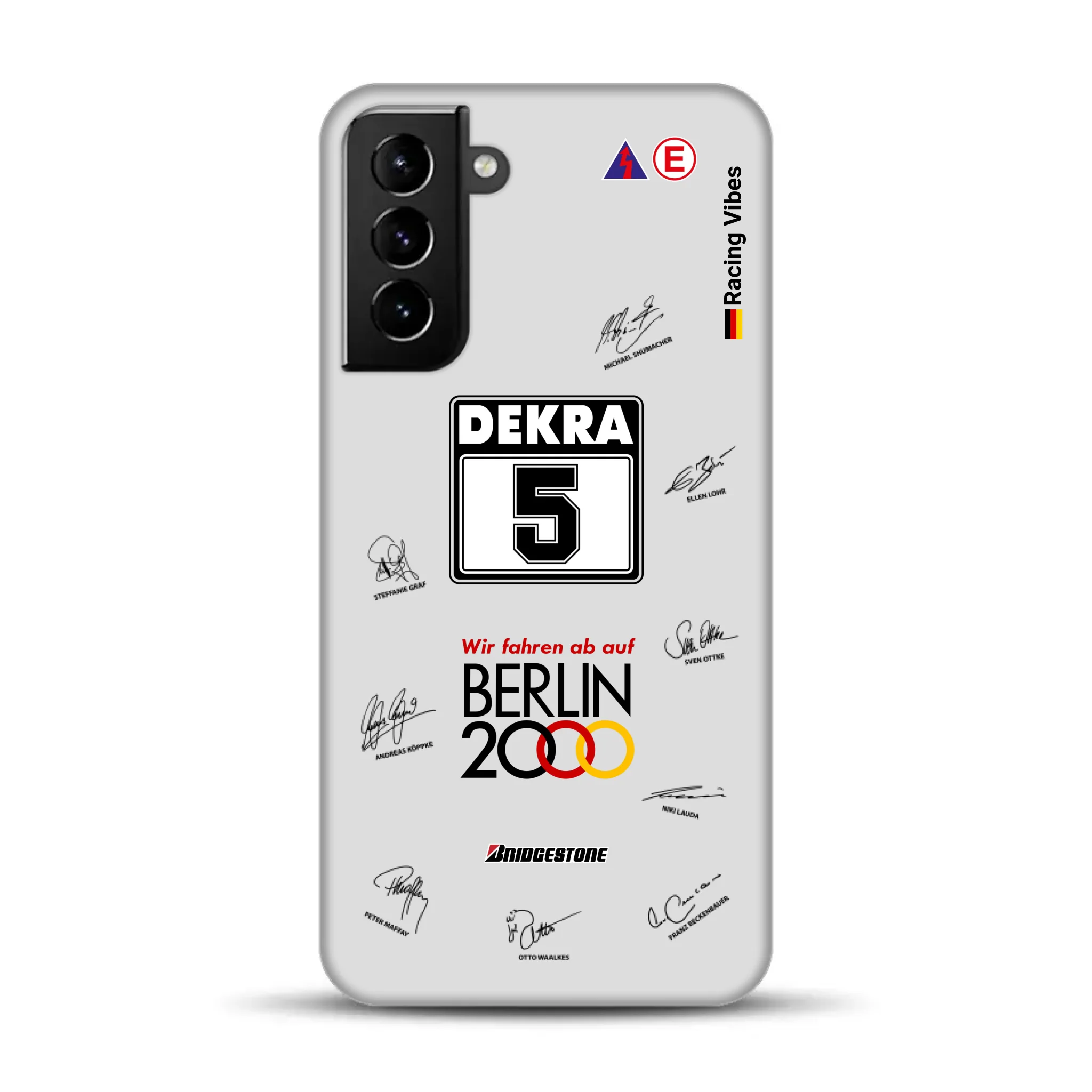 190E DTM 1992 Berlin 2000 Ellen Lohr Livery - Individuelle Premium Hülle für Samsung