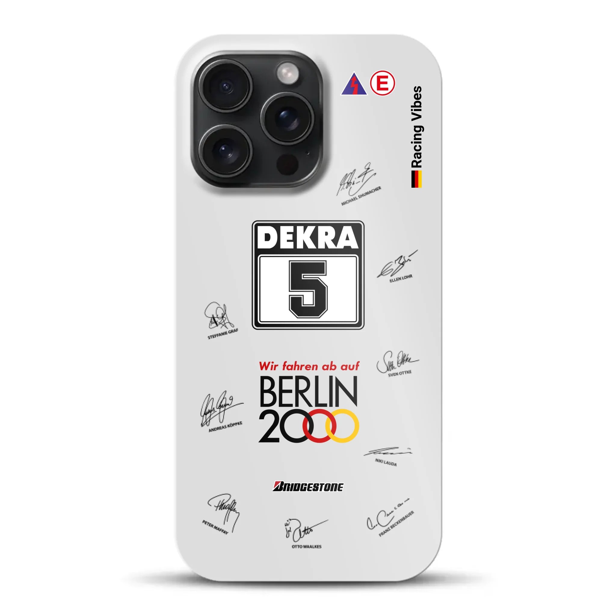 190E DTM 1992 Berlin 2000 Ellen Lohr Livery - Custodia rigida per iPhone