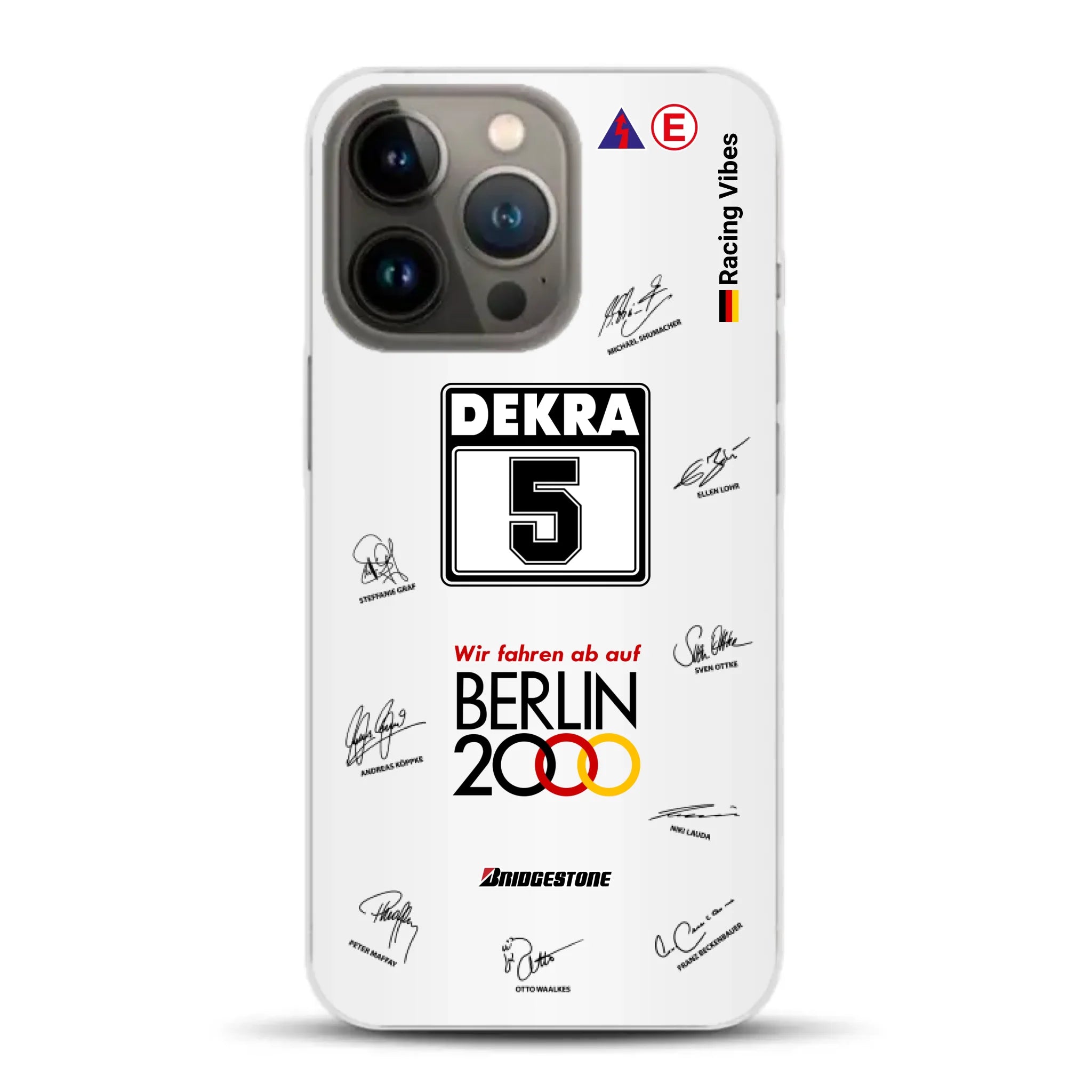 190E DTM 1992 Berlin 2000 Ellen Lohr Livery - Custodia per cellulare personalizzata per iPhone