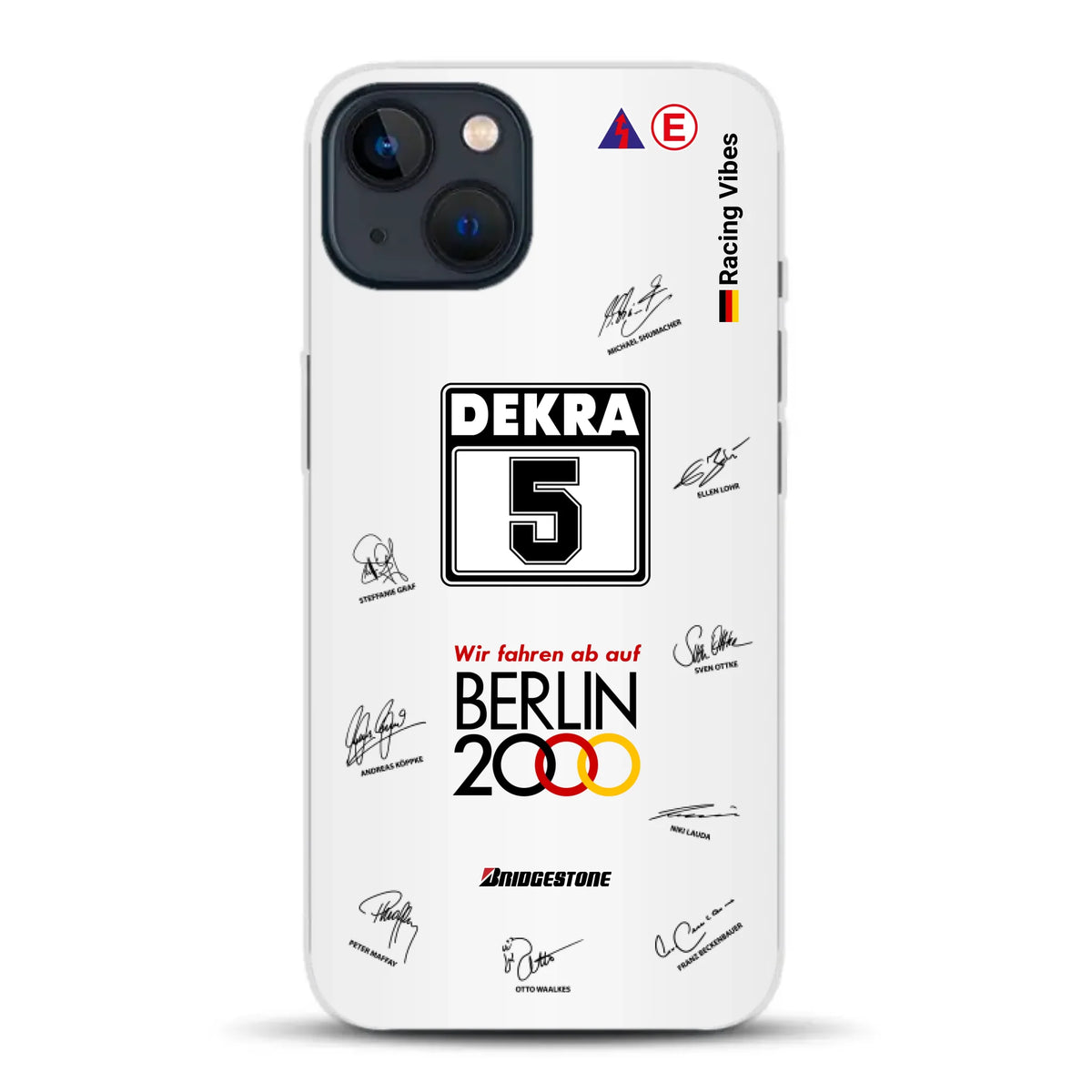 190E DTM 1992 Berlin 2000 Ellen Lohr Livery - Custodia per cellulare personalizzata per iPhone