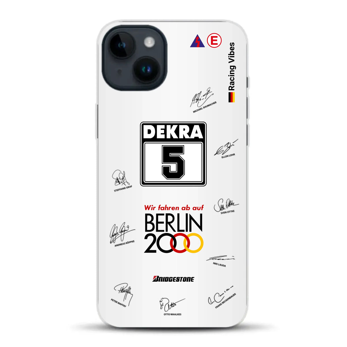 190E DTM 1992 Berlin 2000 Ellen Lohr Livery - Custodia per cellulare personalizzata per iPhone