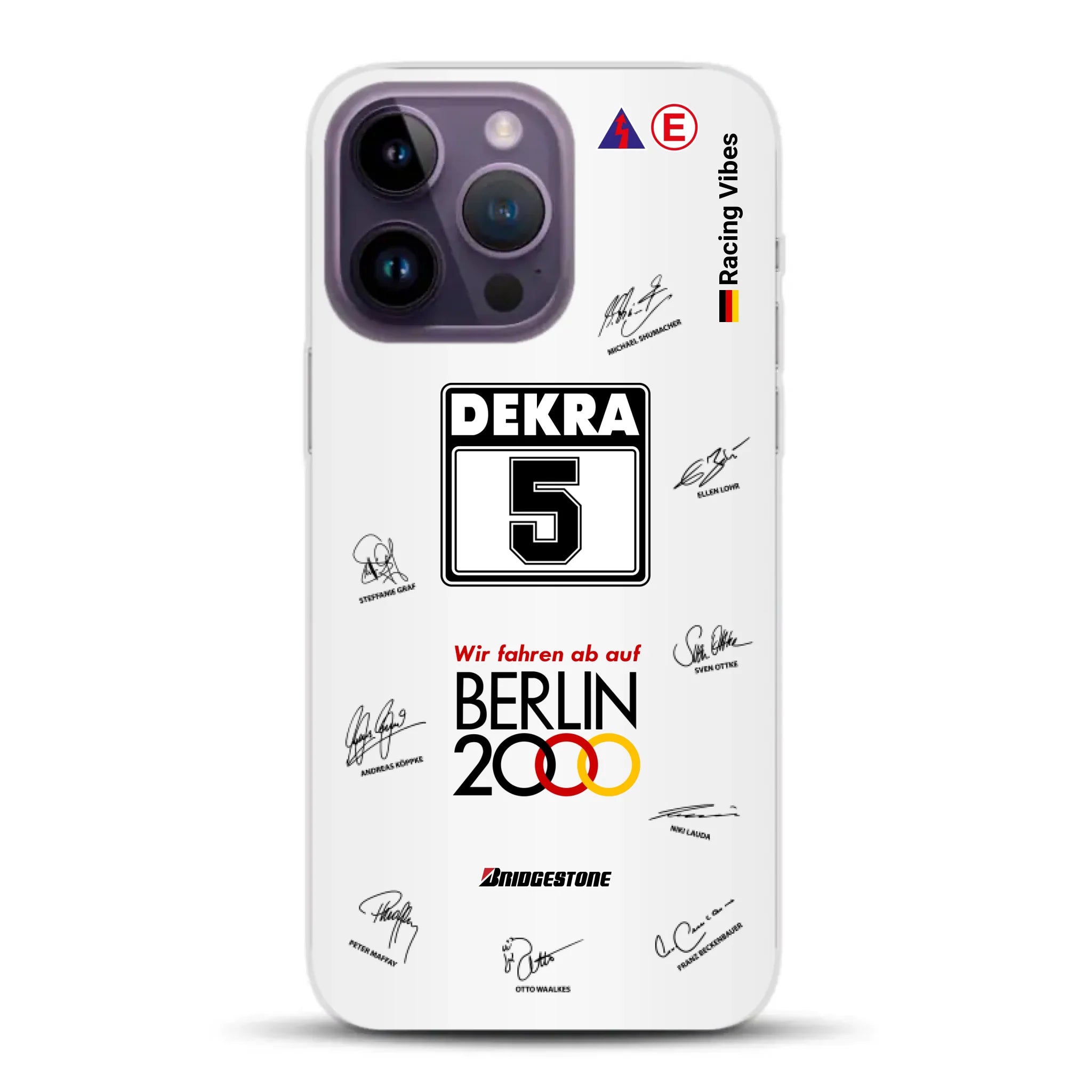 190E DTM 1992 Berlin 2000 Ellen Lohr Livery - Custodia per cellulare personalizzata per iPhone