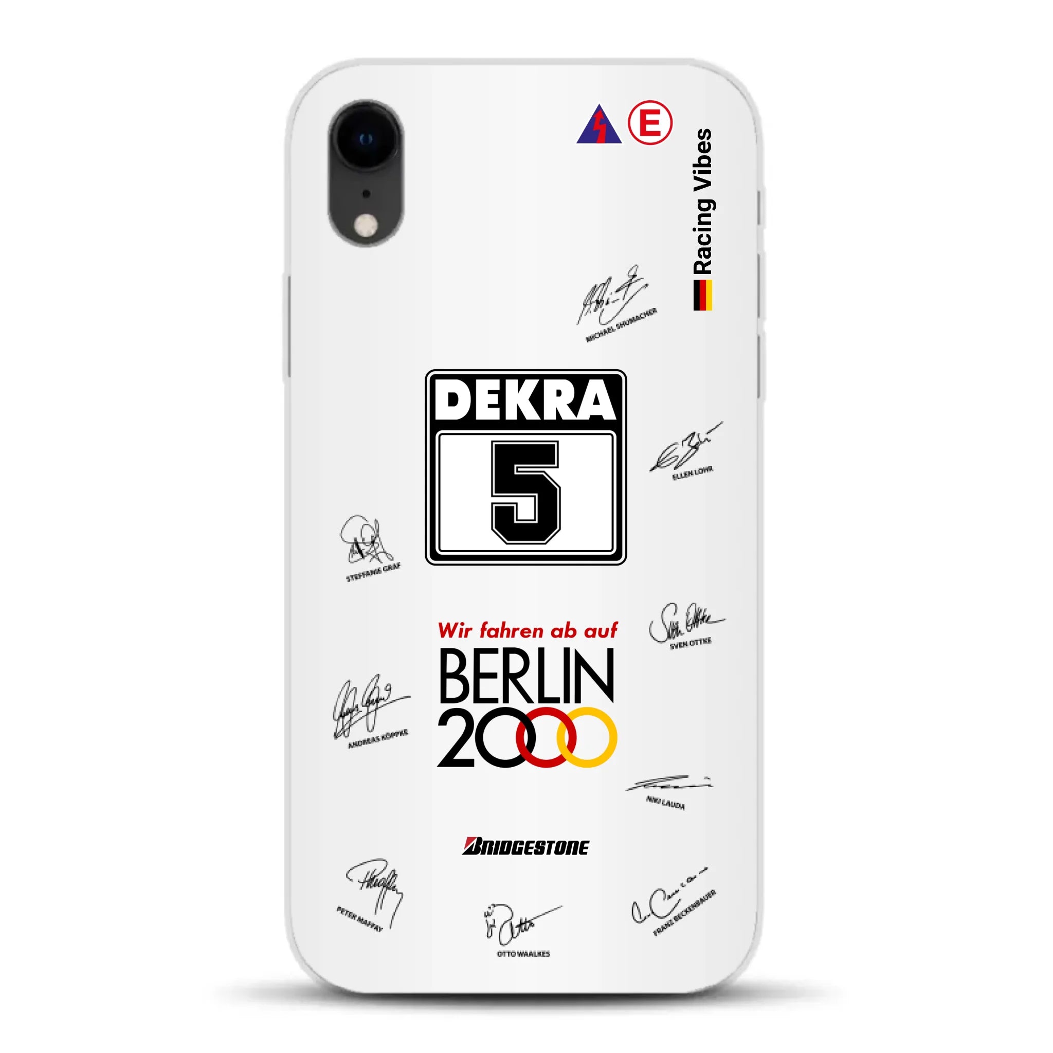 190E DTM 1992 Berlin 2000 Ellen Lohr Livery - Custodia per cellulare personalizzata per iPhone