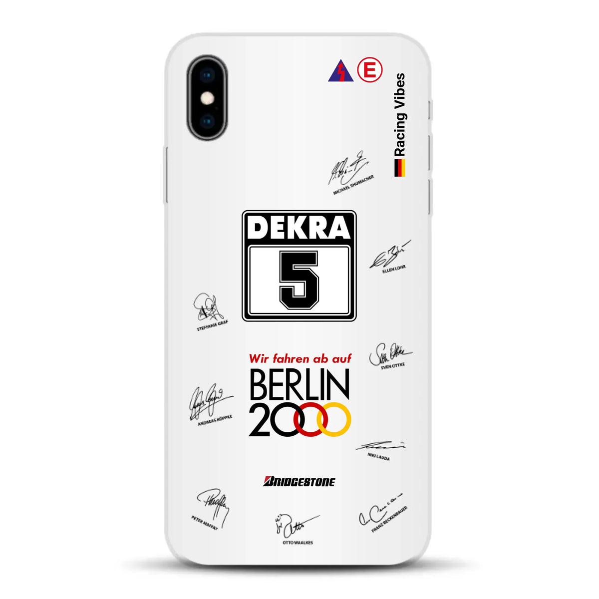 190E DTM 1992 Berlin 2000 Ellen Lohr Livery - Custodia per cellulare personalizzata per iPhone