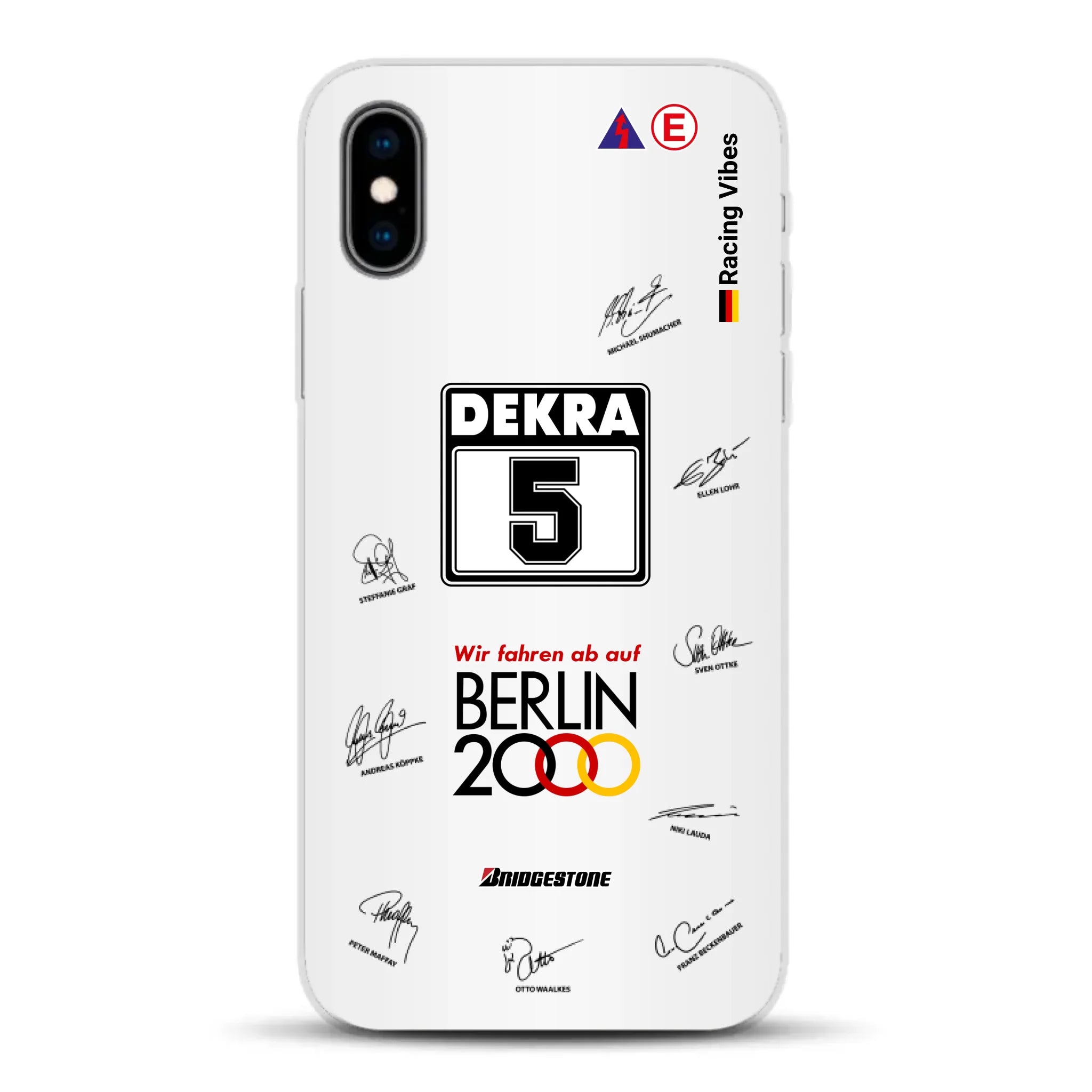 190E DTM 1992 Berlin 2000 Ellen Lohr Livery - Custodia per cellulare personalizzata per iPhone