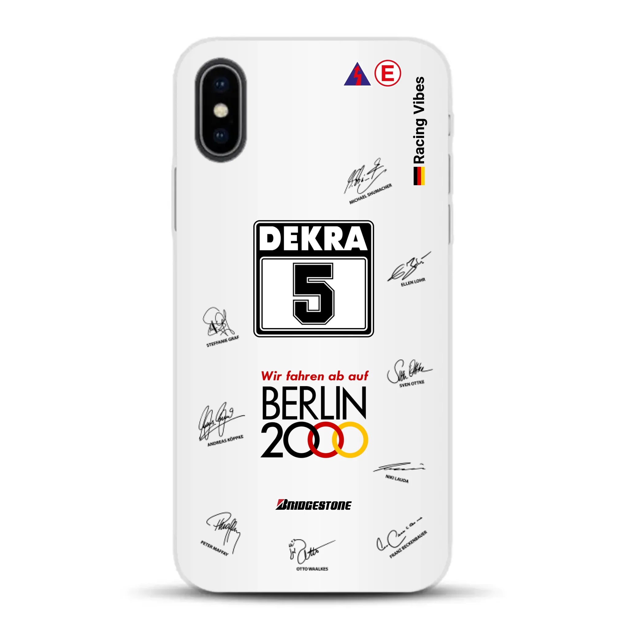 190E DTM 1992 Berlin 2000 Ellen Lohr Livery - Custodia per cellulare personalizzata per iPhone
