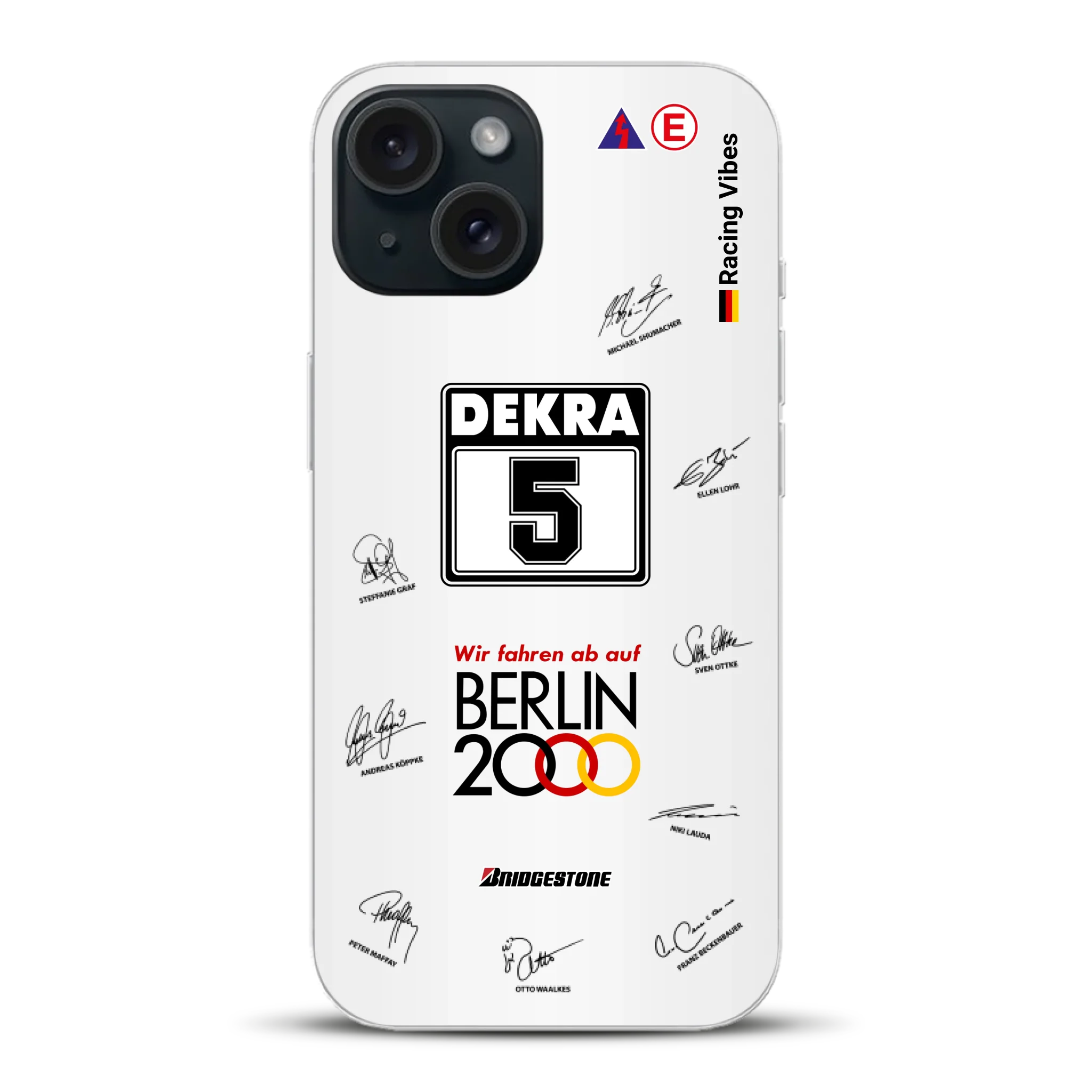 190E DTM 1992 Berlin 2000 Ellen Lohr Livery - Custodia per cellulare personalizzata per iPhone