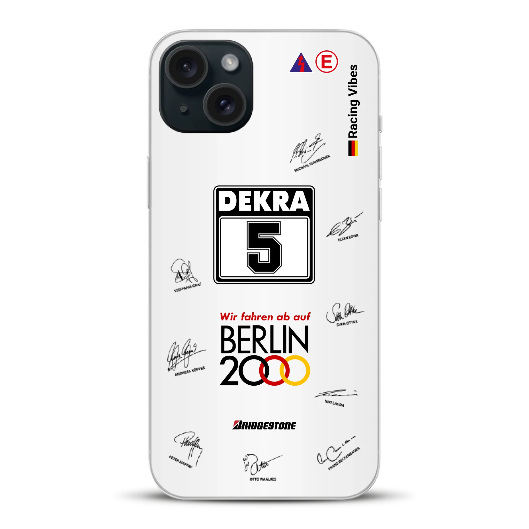 190E DTM 1992 Berlin 2000 Ellen Lohr Livery - Custom phone case for iPhone