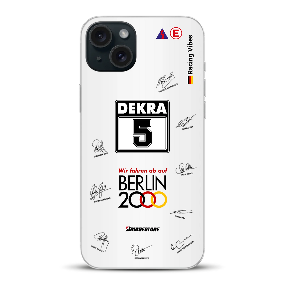 190E DTM 1992 Berlin 2000 Ellen Lohr Livery - Custodia per cellulare personalizzata per iPhone