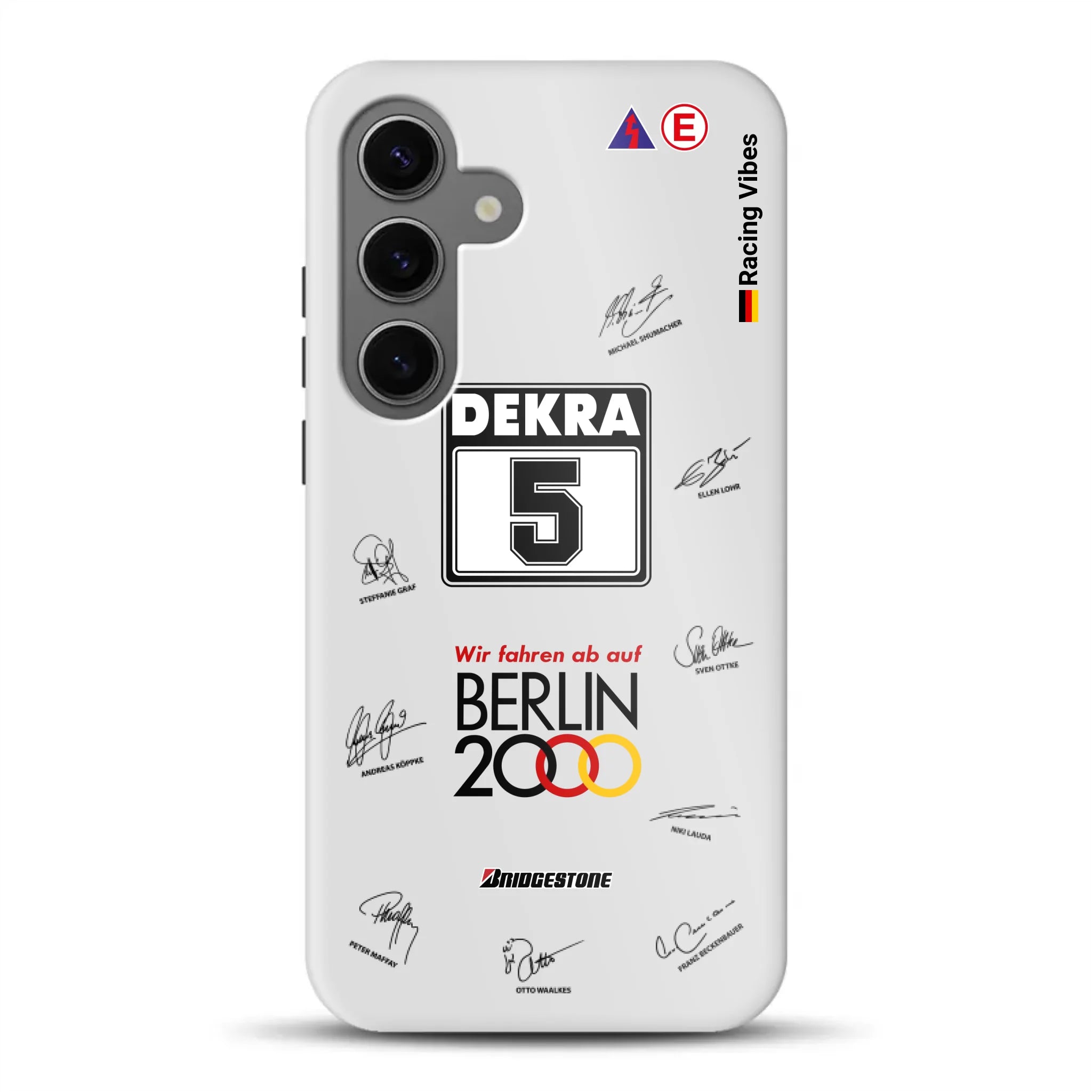 190E DTM 1992 Berlin 2000 Ellen Lohr Livery - Individuelle Premium Hülle für Samsung