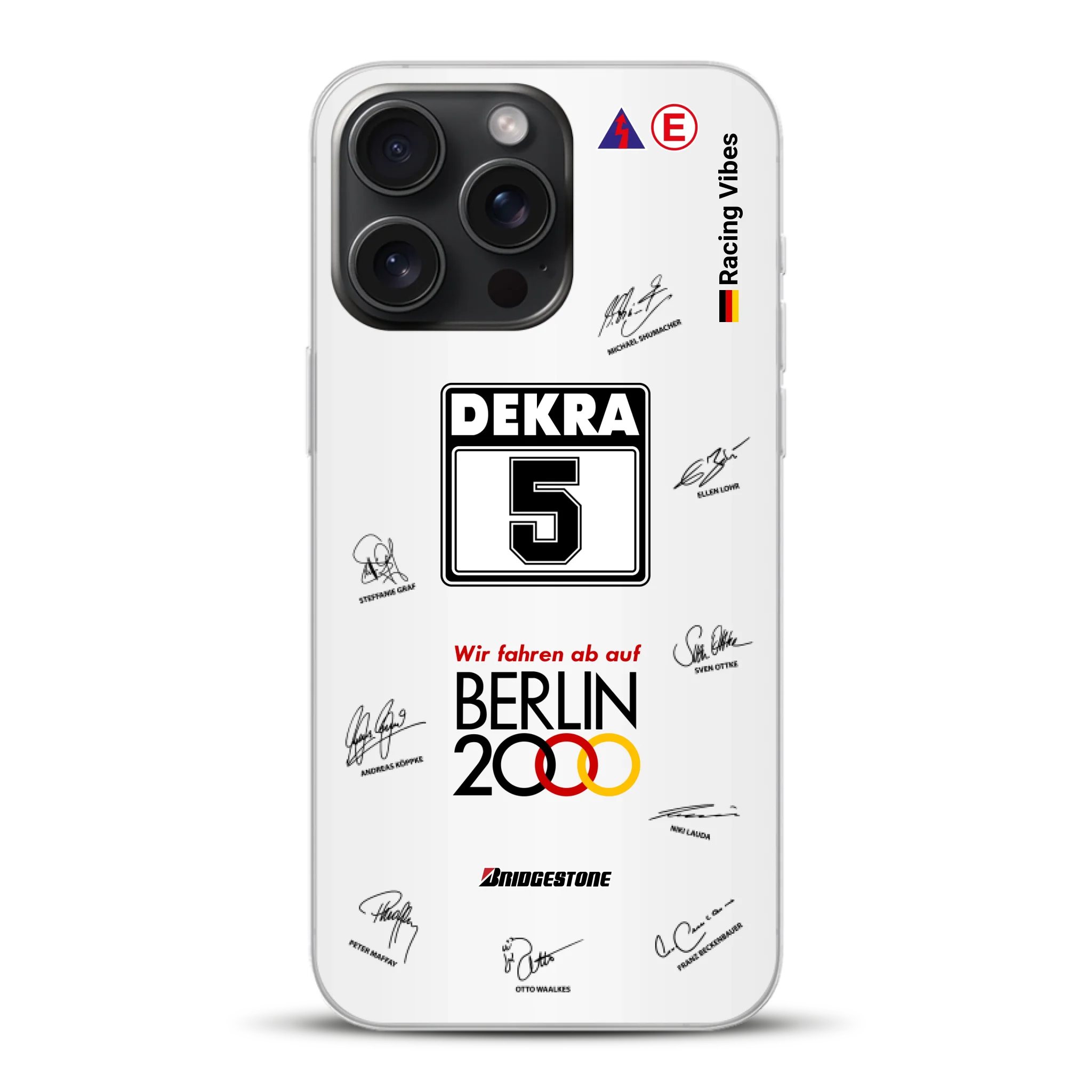 190E DTM 1992 Berlin 2000 Ellen Lohr Livery - Custom phone case for iPhone