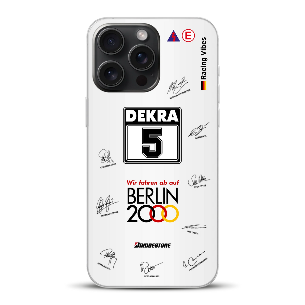 190E DTM 1992 Berlin 2000 Ellen Lohr Livery - Custodia per cellulare personalizzata per iPhone