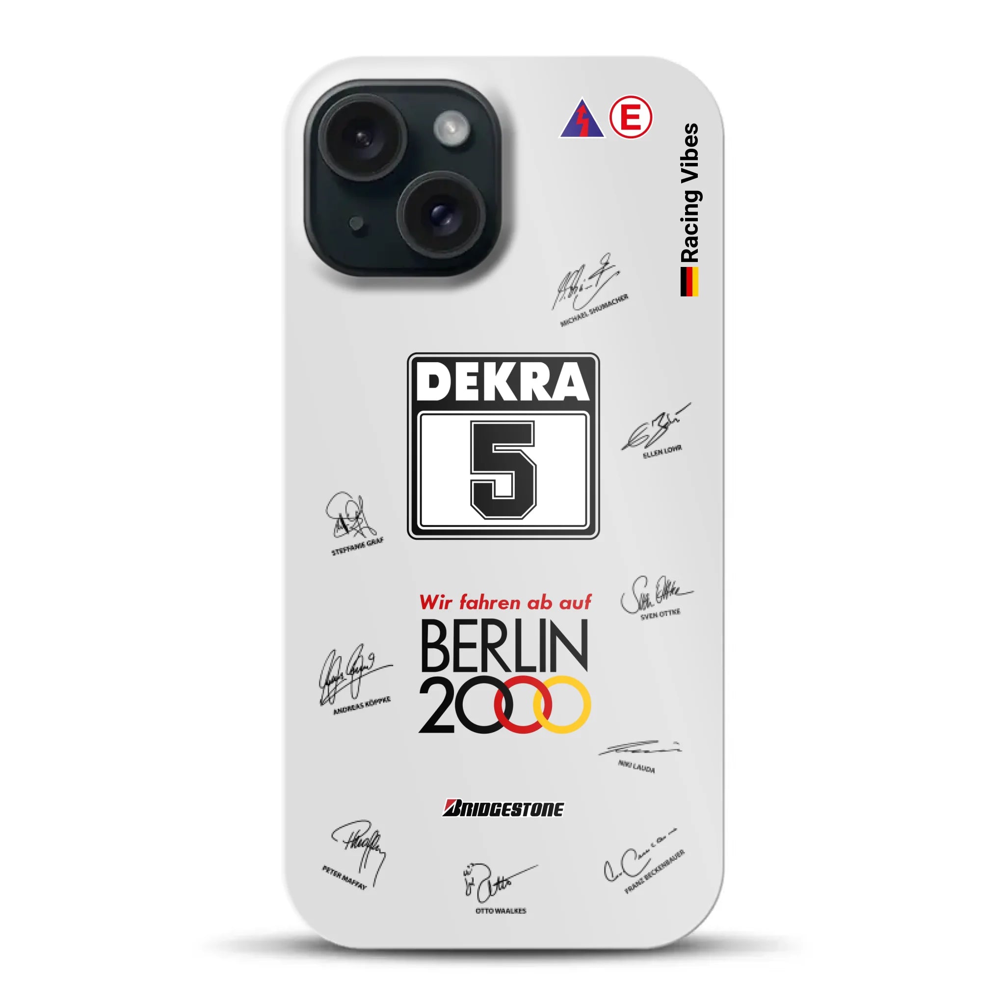 190E DTM 1992 Berlin 2000 Ellen Lohr Livery - Custodia rigida per iPhone