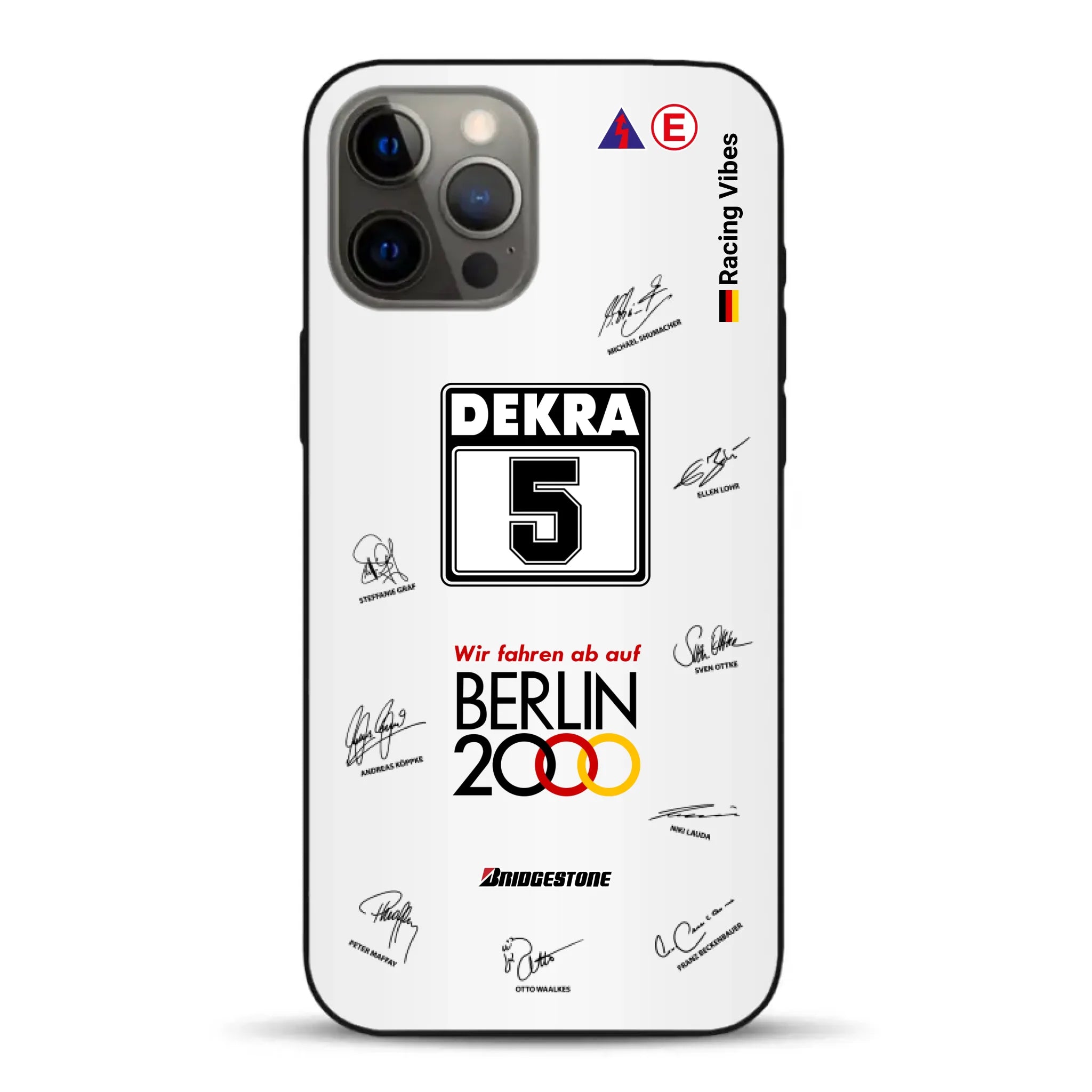 190E DTM 1992 Berlin 2000 Ellen Lohr Livery - Custodia per cellulare personalizzata per iPhone
