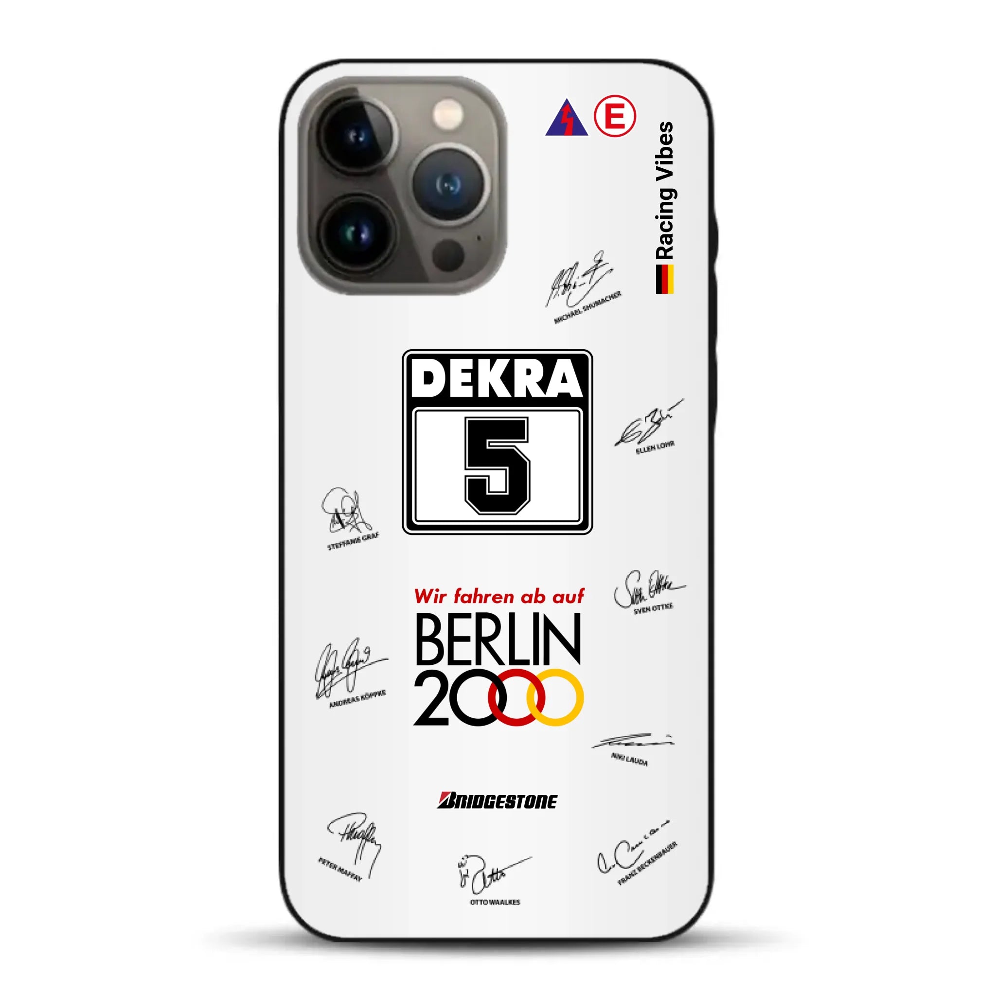 190E DTM 1992 Berlin 2000 Ellen Lohr Livery - Custodia per cellulare personalizzata per iPhone