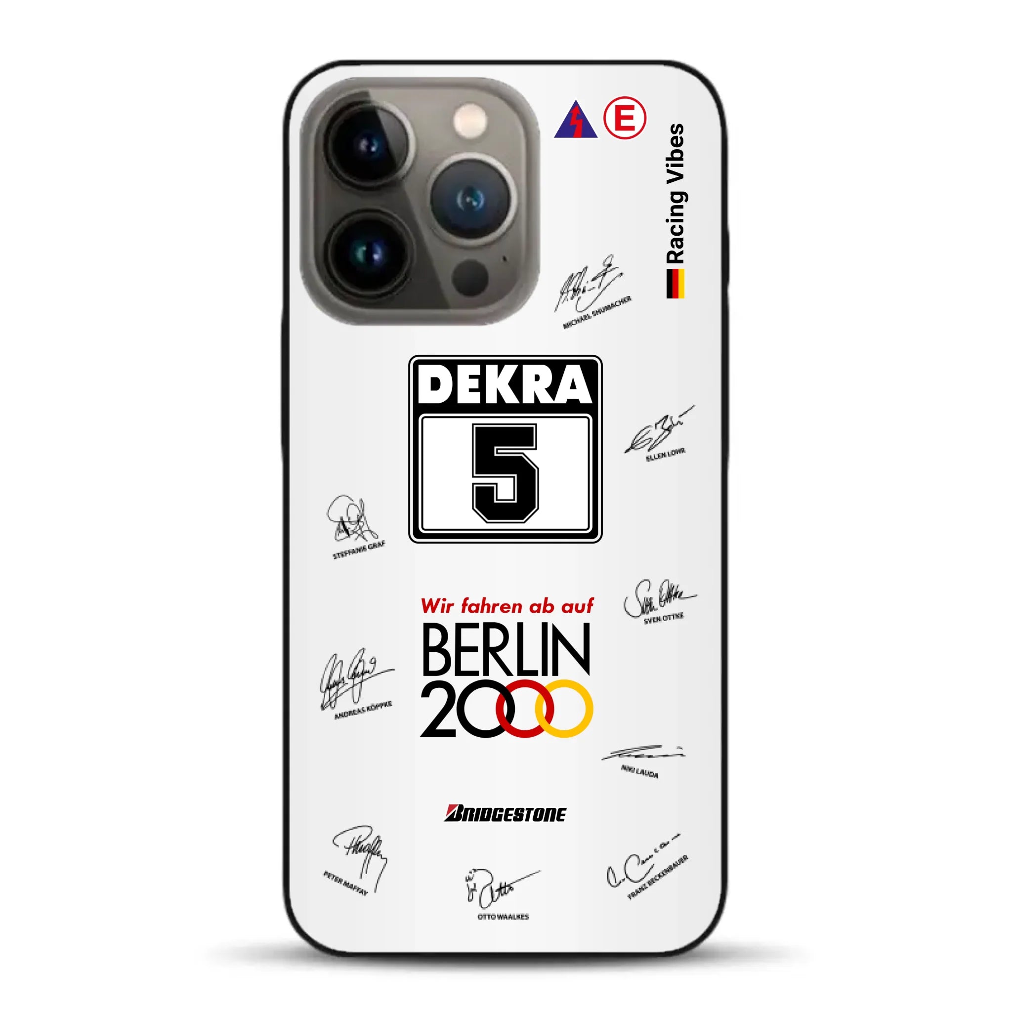 190E DTM 1992 Berlin 2000 Ellen Lohr Livery - Custodia per cellulare personalizzata per iPhone