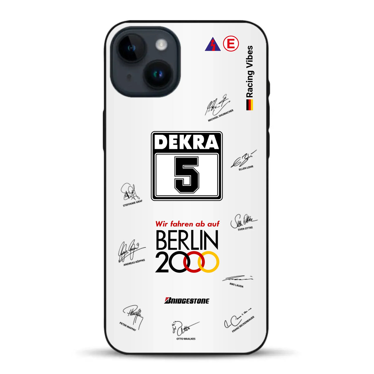 190E DTM 1992 Berlin 2000 Ellen Lohr Livery - Custodia per cellulare personalizzata per iPhone
