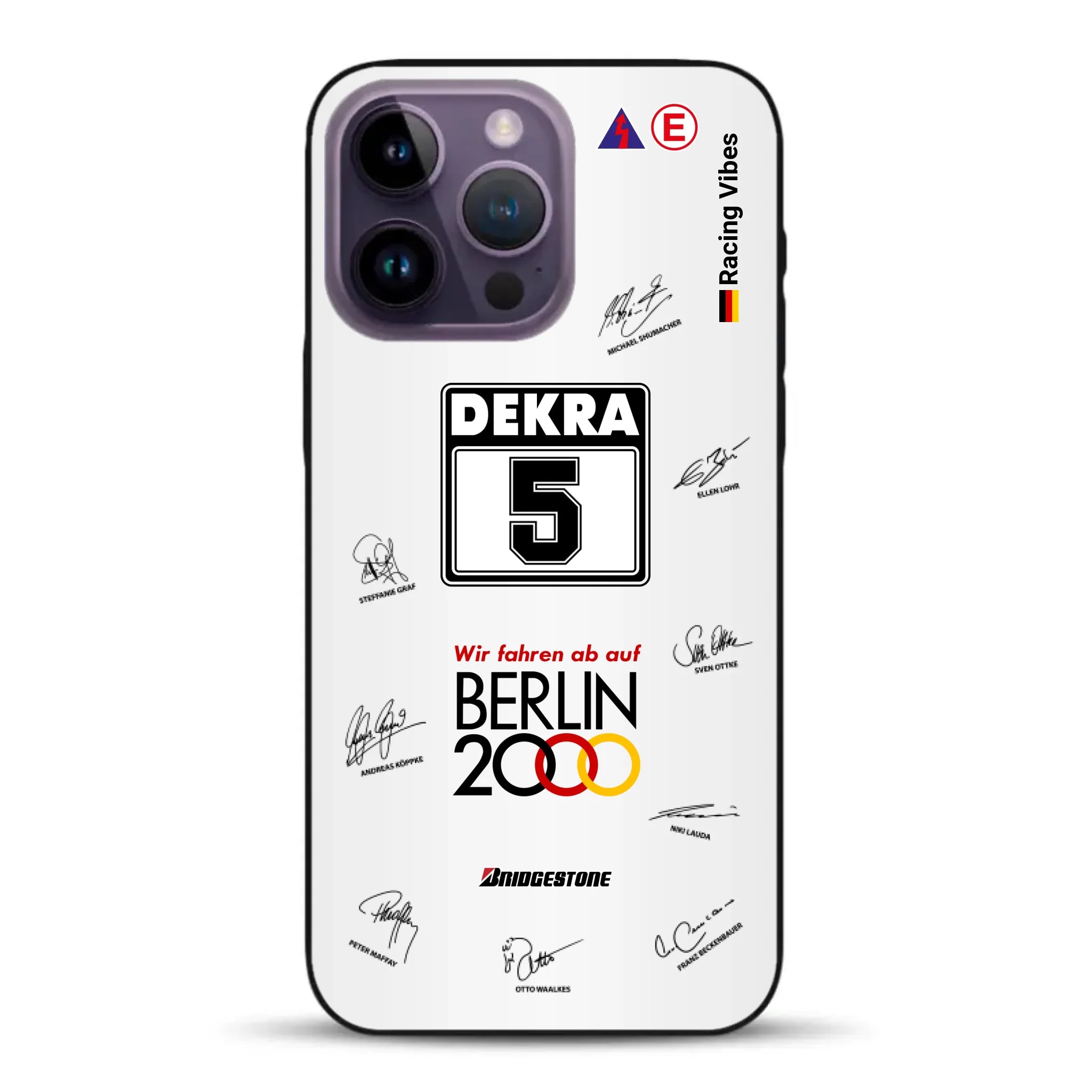 190E DTM 1992 Berlin 2000 Ellen Lohr Livery - Custodia per cellulare personalizzata per iPhone