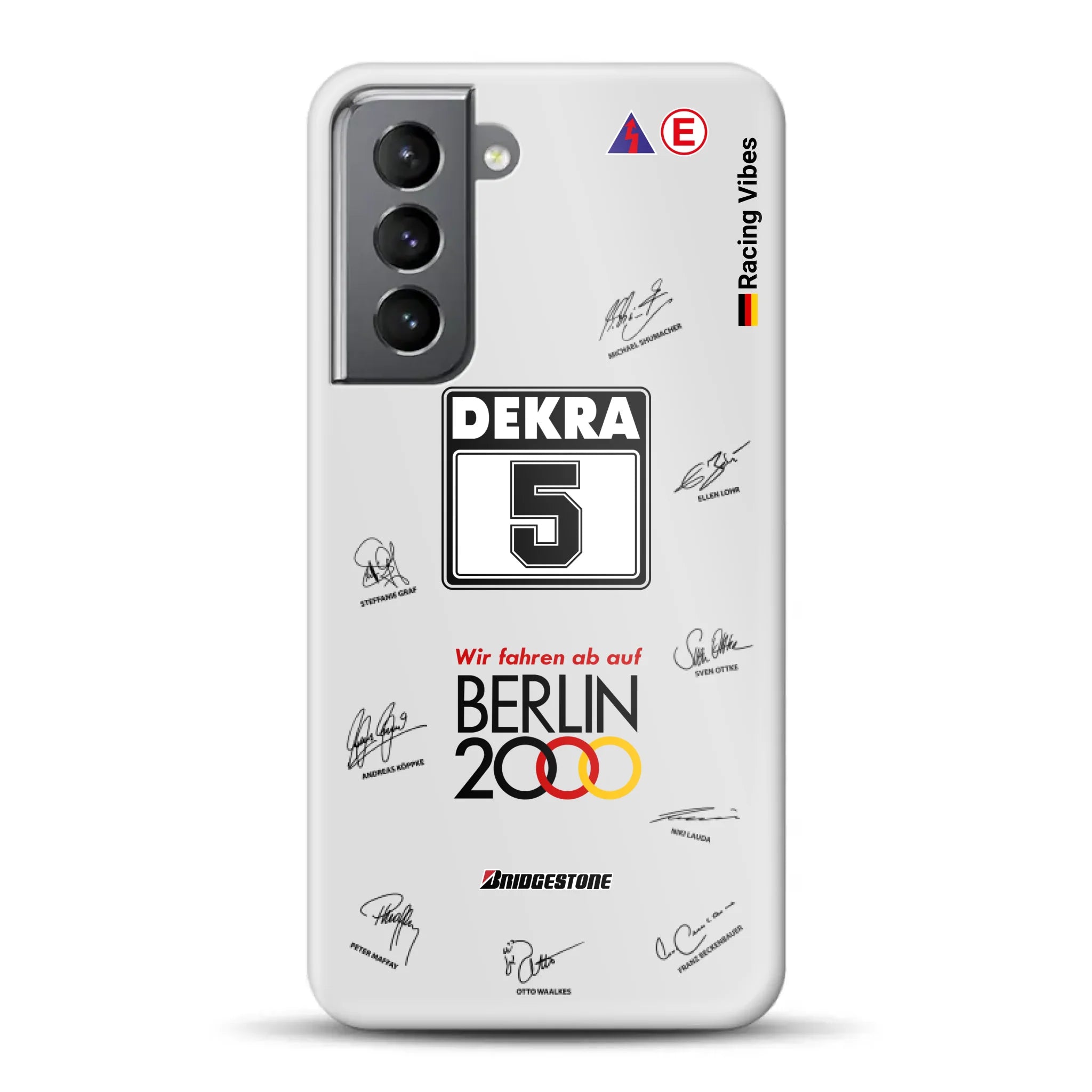 190E DTM 1992 Berlin 2000 Ellen Lohr Livery - Individuelle Hardcase Hülle für Samsung